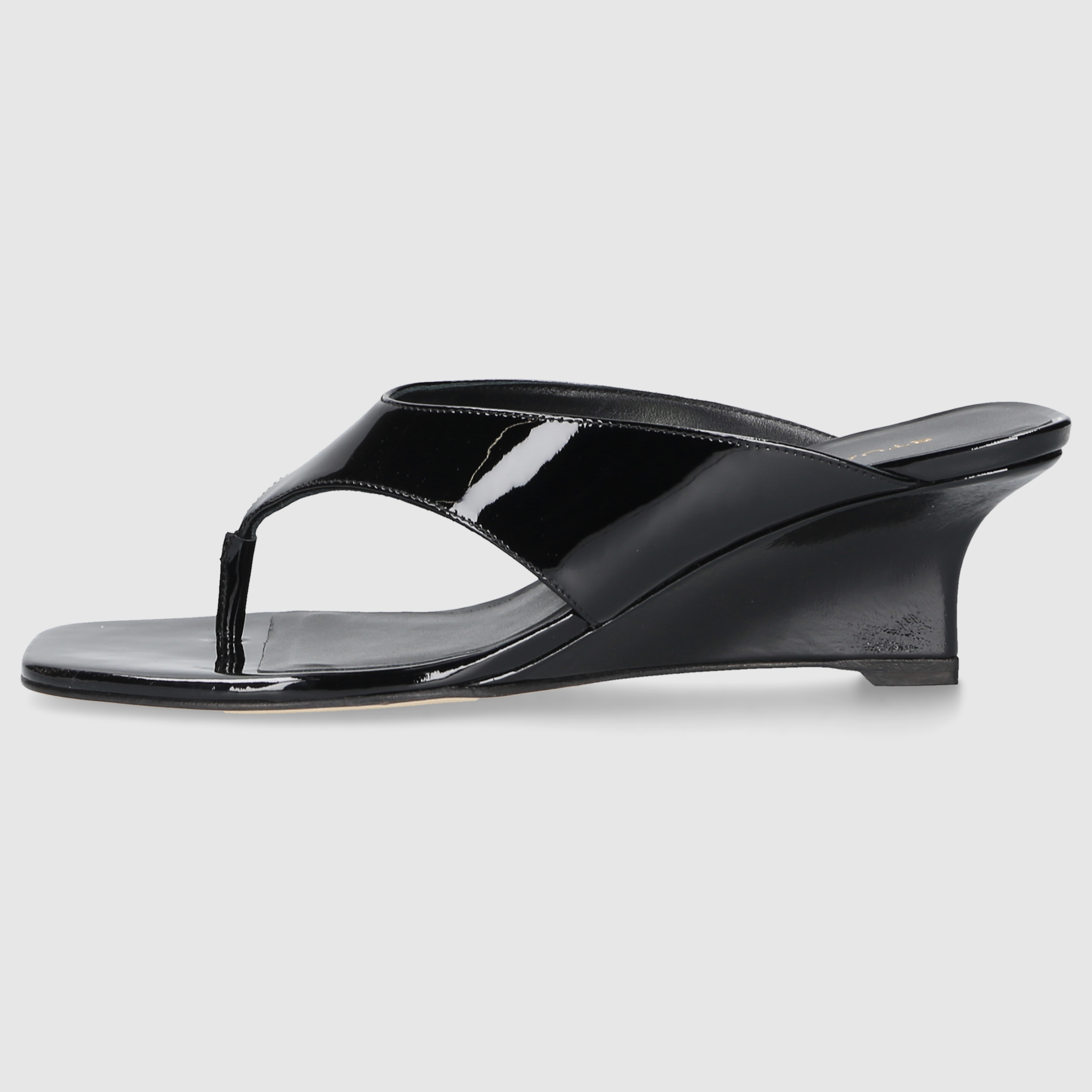 Stuart Weitzman Damen Sandale VINNIE WEDGE THONG 5 Black