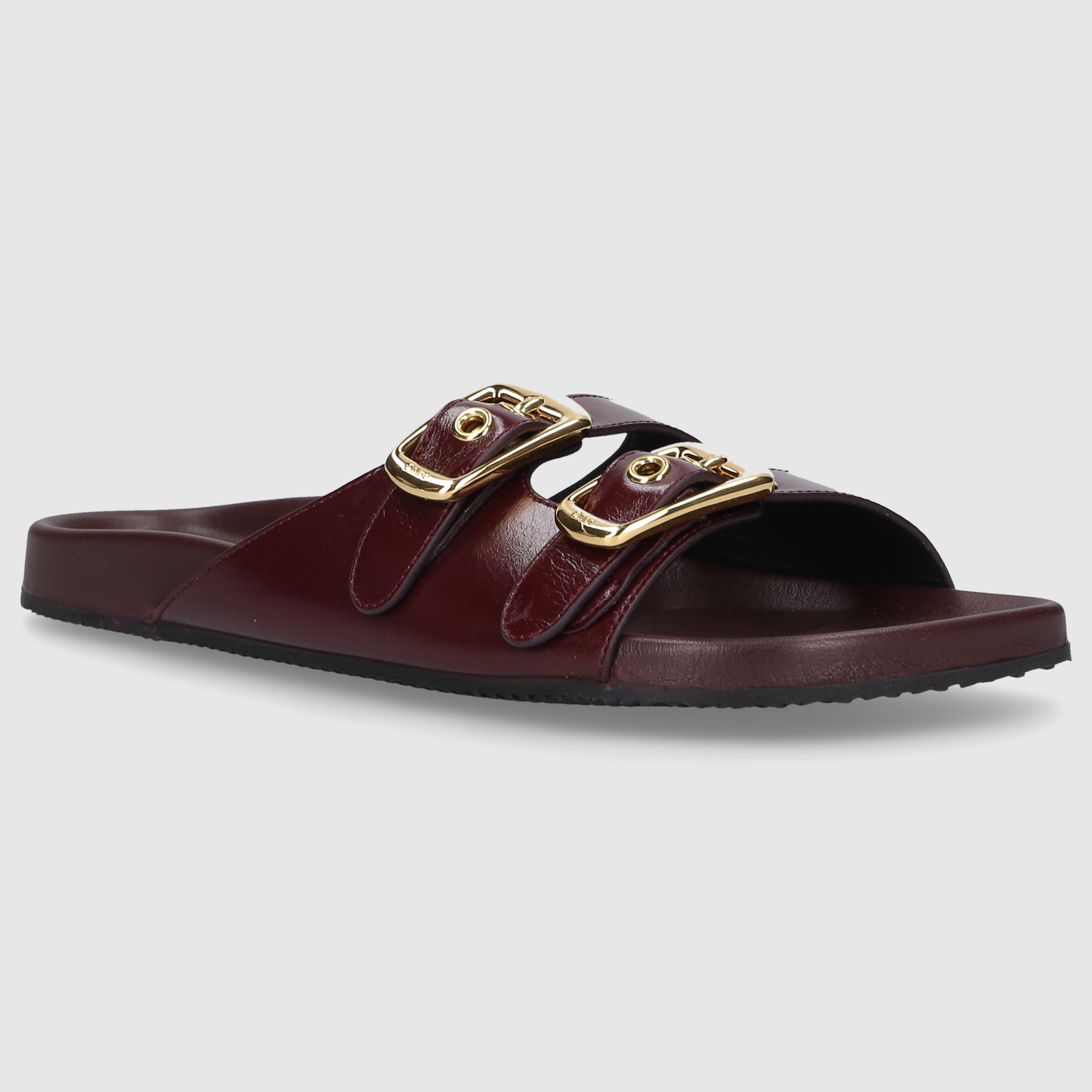 Chloé W MULES/CLOKS FLAT CHC25S08PQJ610 Red