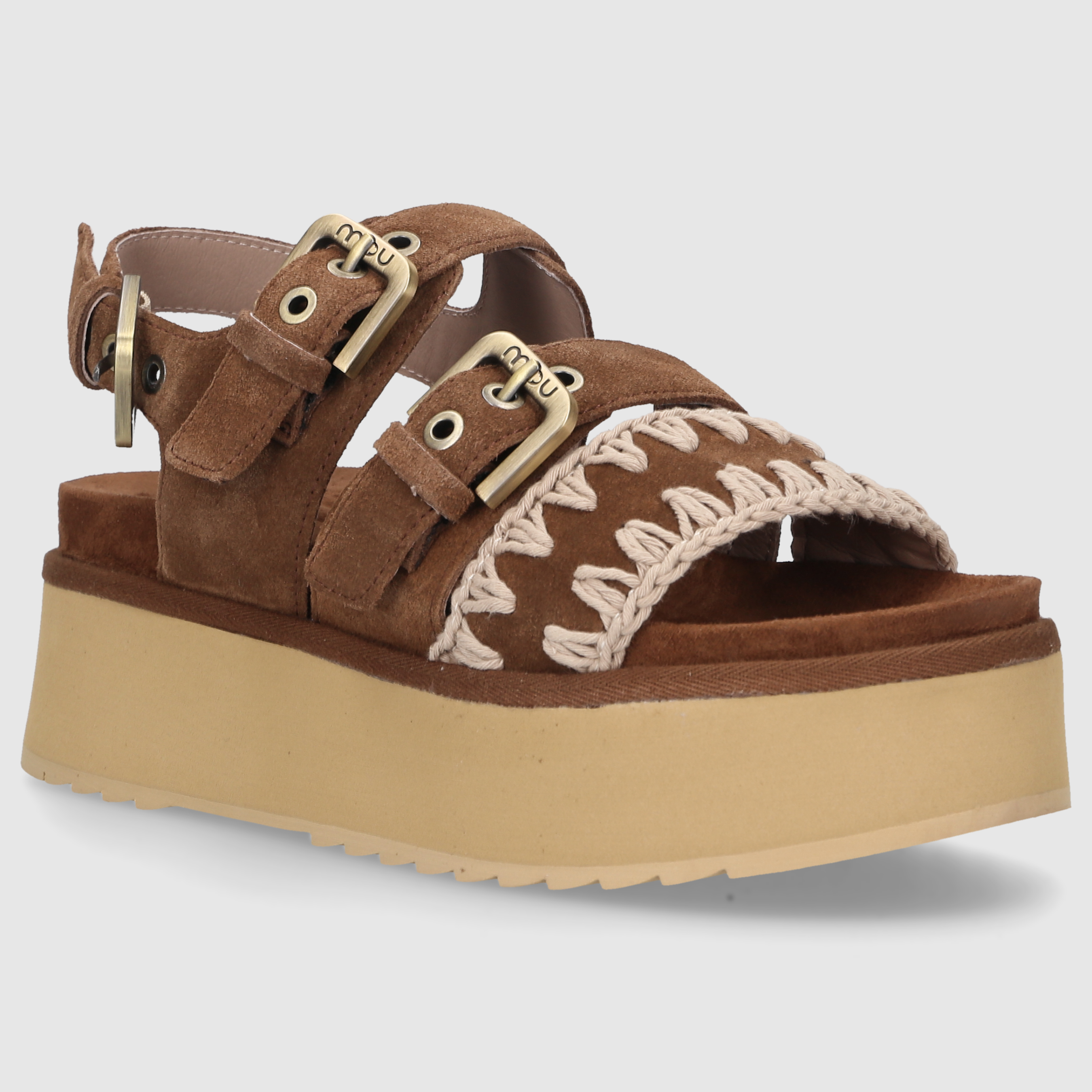 MOU Damen Sandalen 681000A BRAUN