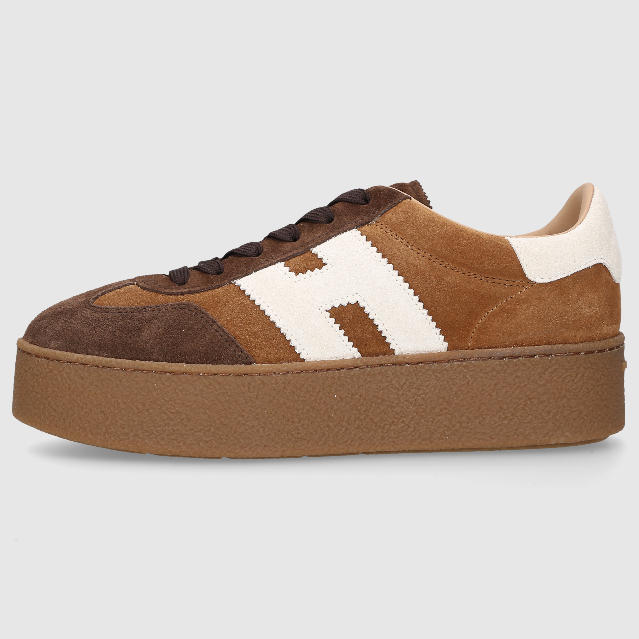 Hogan Damen Sneaker HXW6980FB6TTQ7 BRAUN-COGNAC