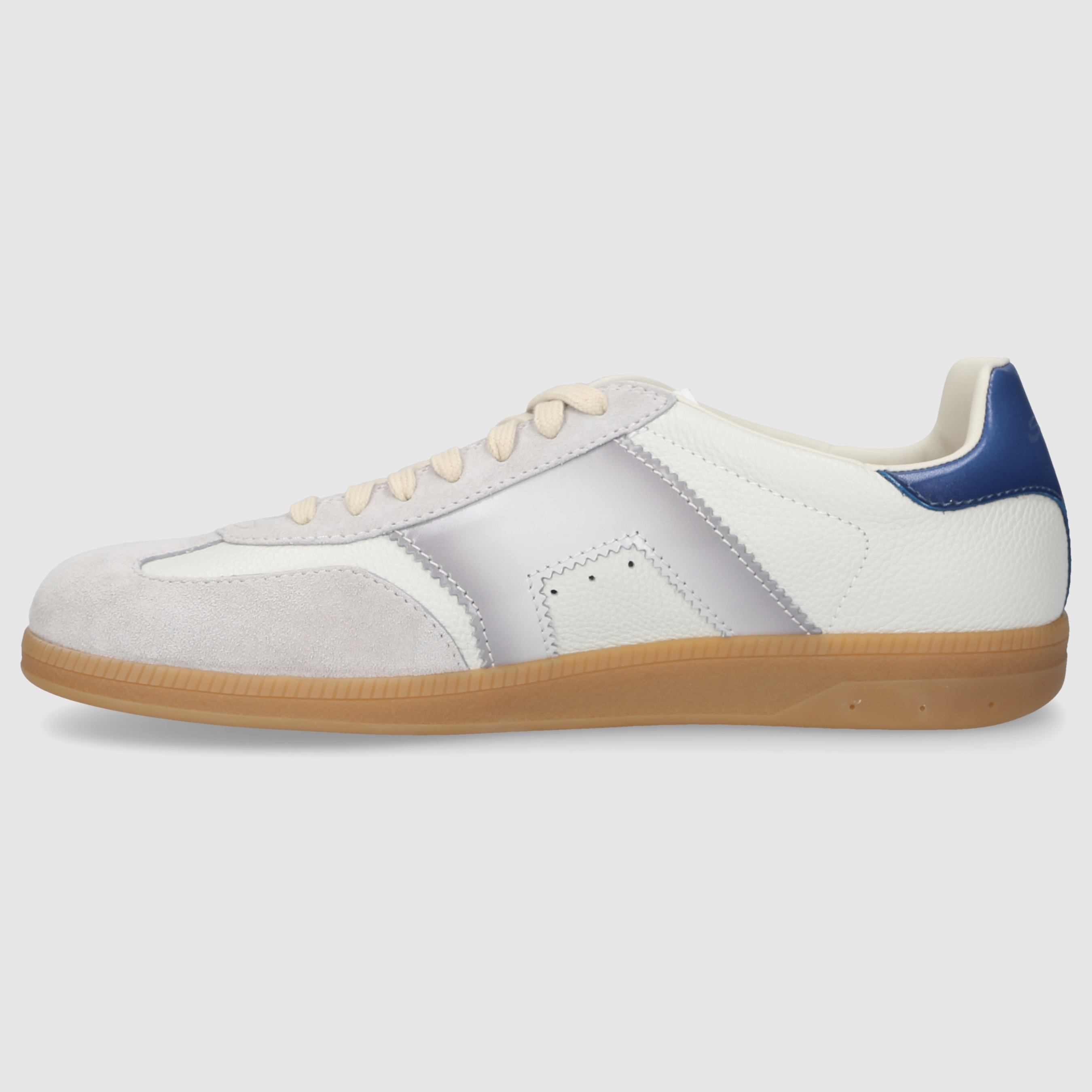 Santoni Herren Sneaker MBPL21965FARCNOC WEISS-GRAU