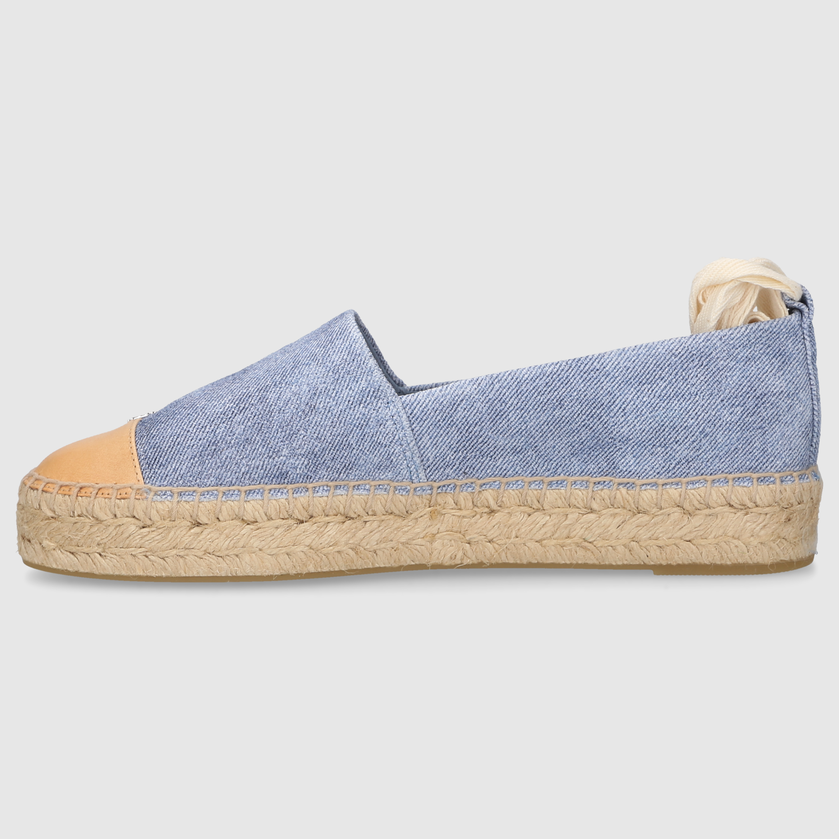 Tory Burch Damen Espadrilles 164724 BRAUN-BLAU