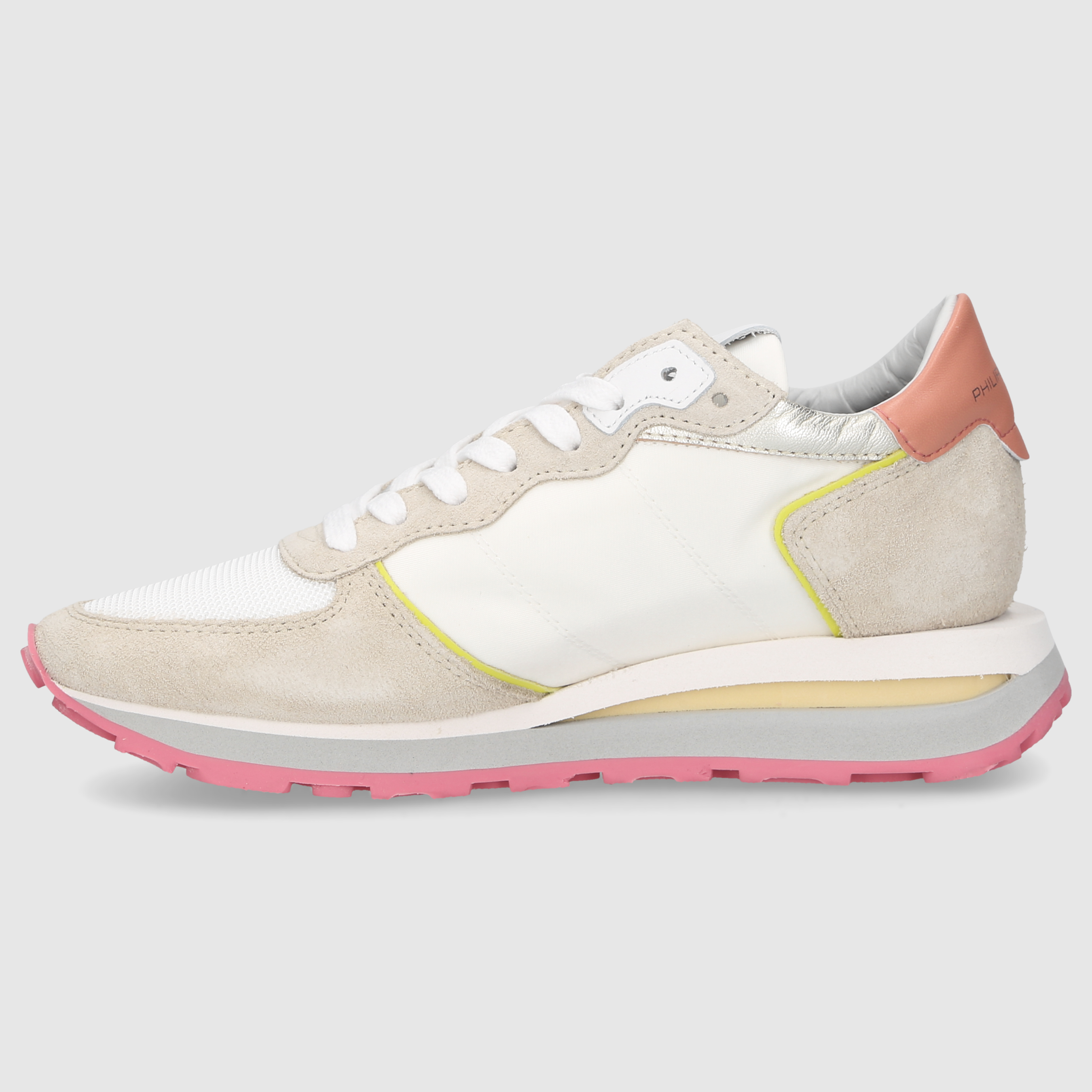 Philippe Model Damen Sneaker TKLD WEISS-ROSA