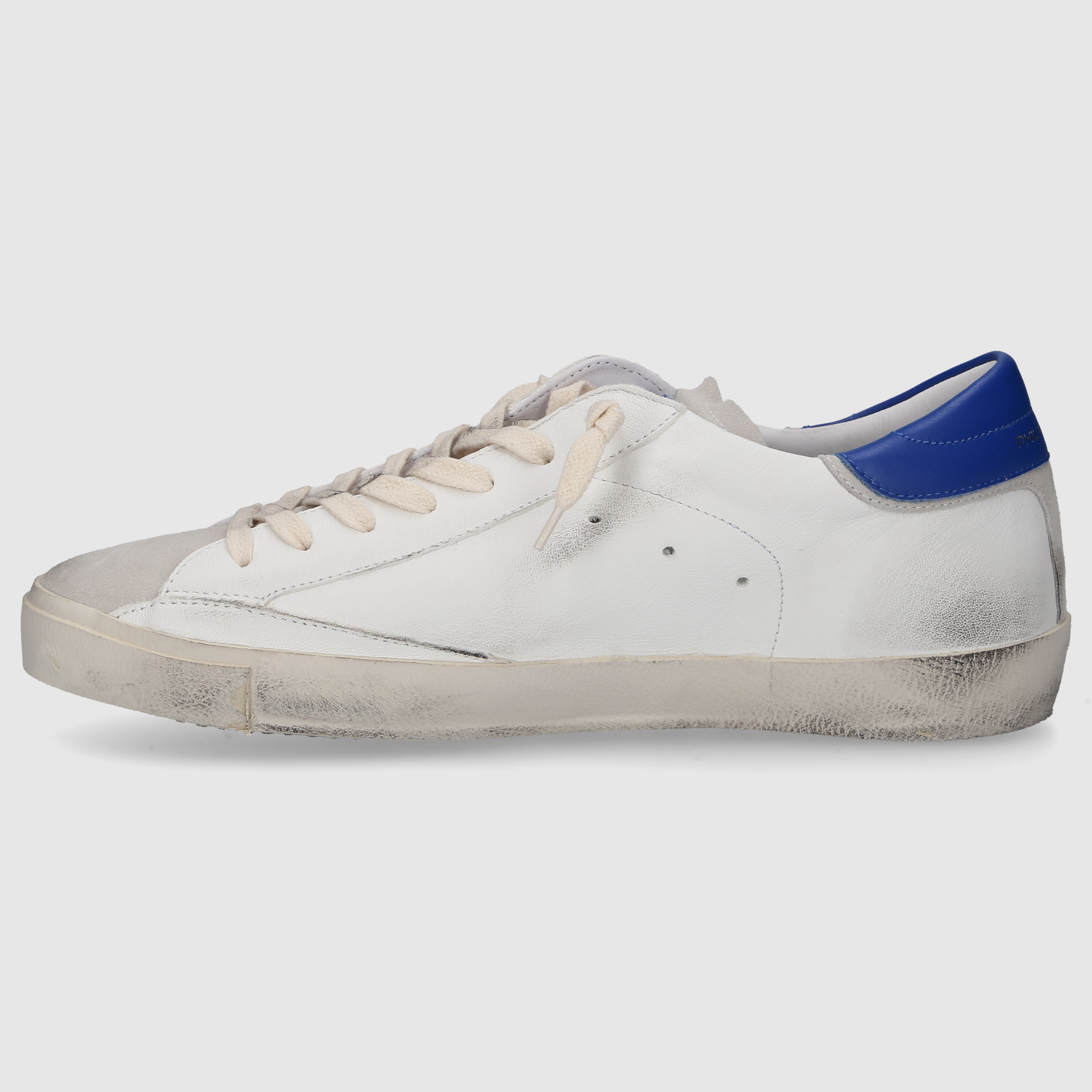 Philippe Model Herren Sneaker PRLU WEISS-BLAU