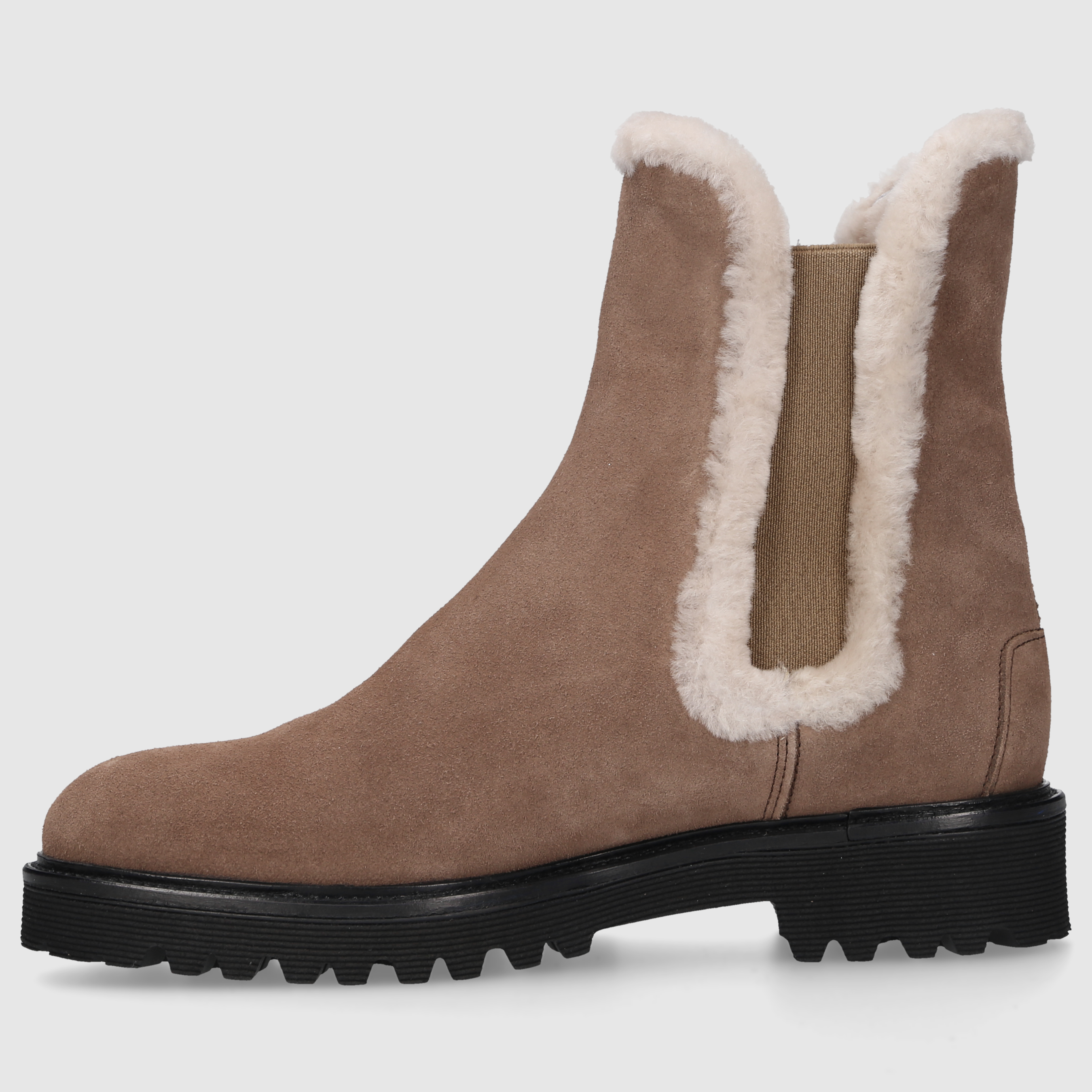 EN AVANT Women's Ankle Boots VALENCIA Suede Leather Brown-Combo
