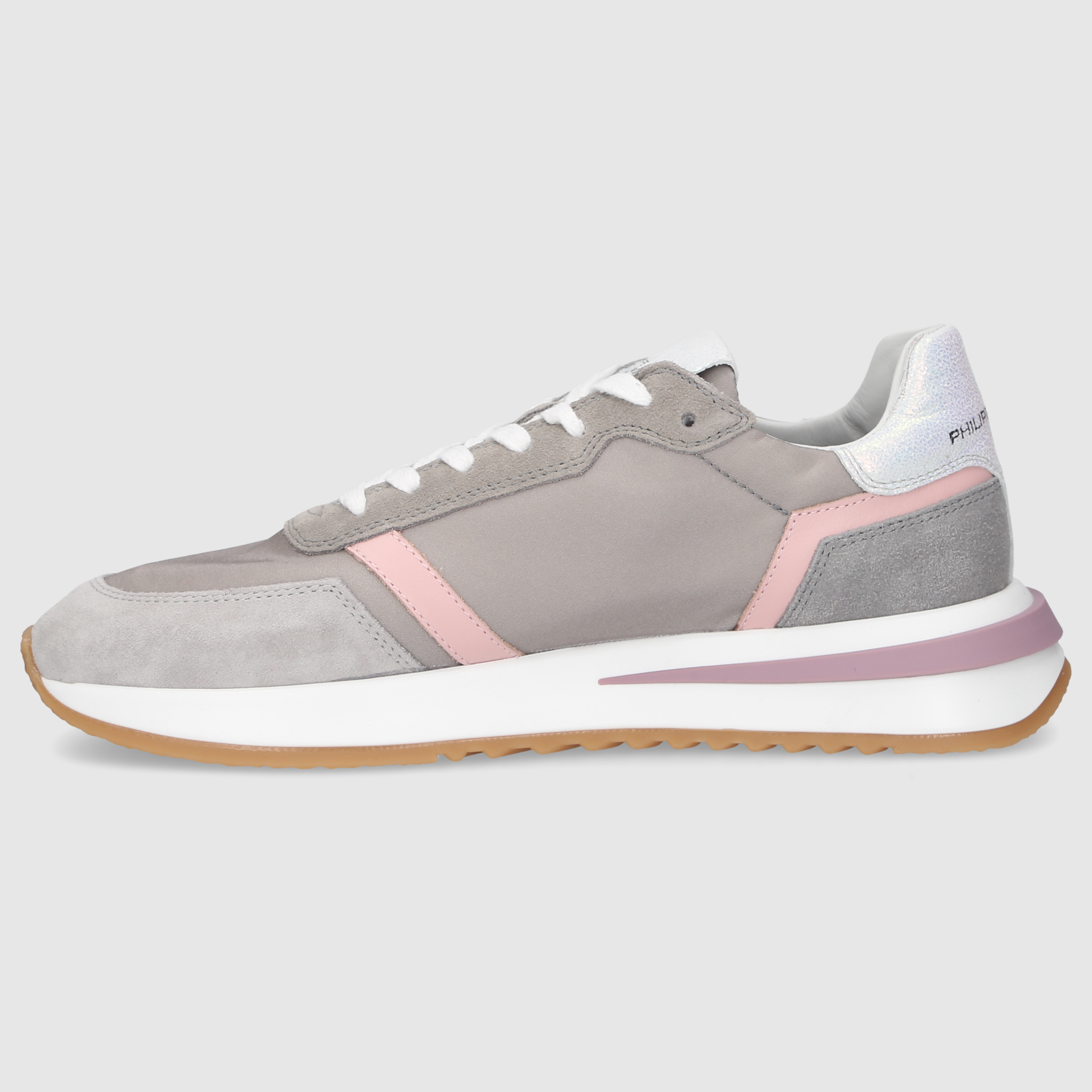 Philippe Model Damen Sneaker TYLD GRAU-ROSA