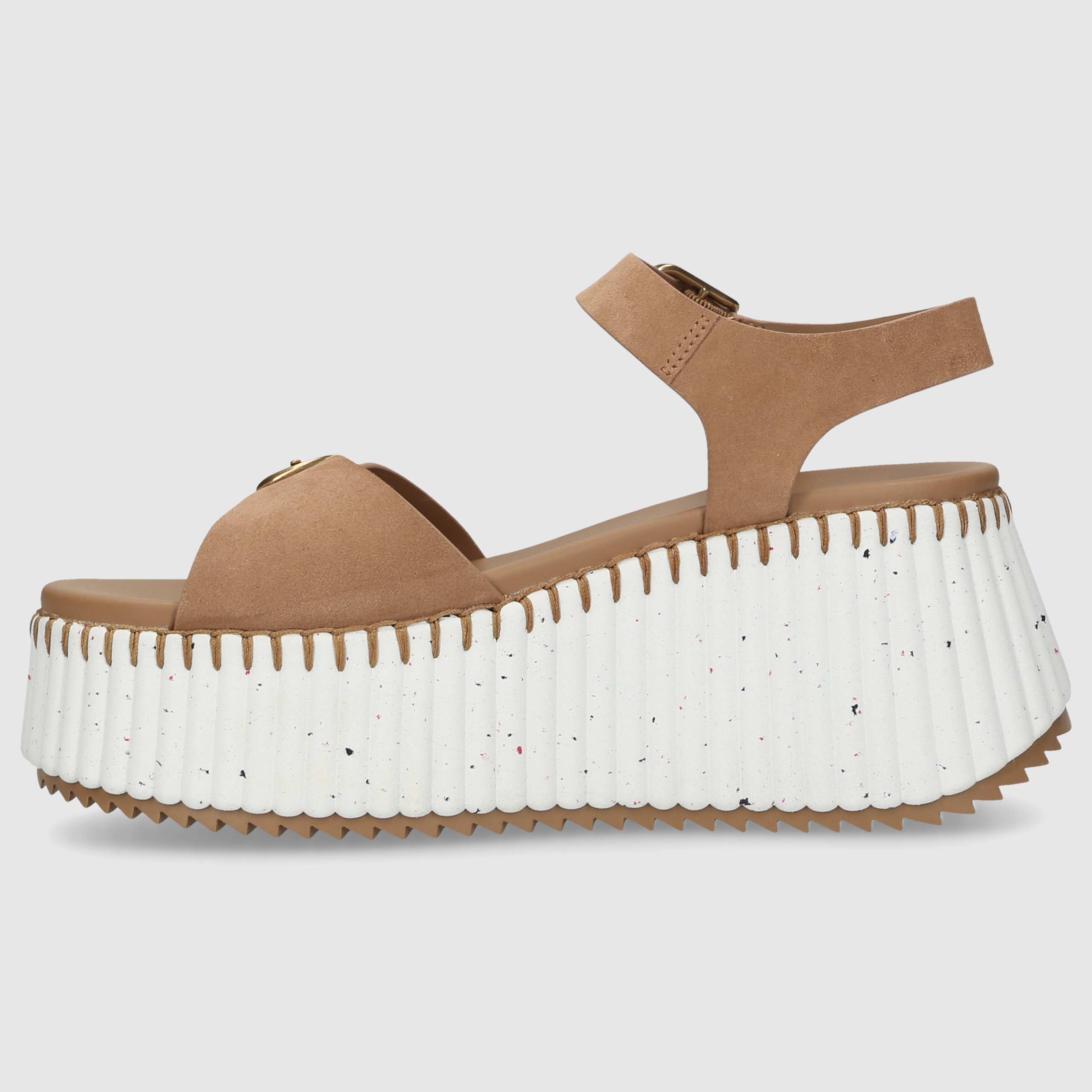 Chloé women's sandals CHC25U10PRY TAUPE