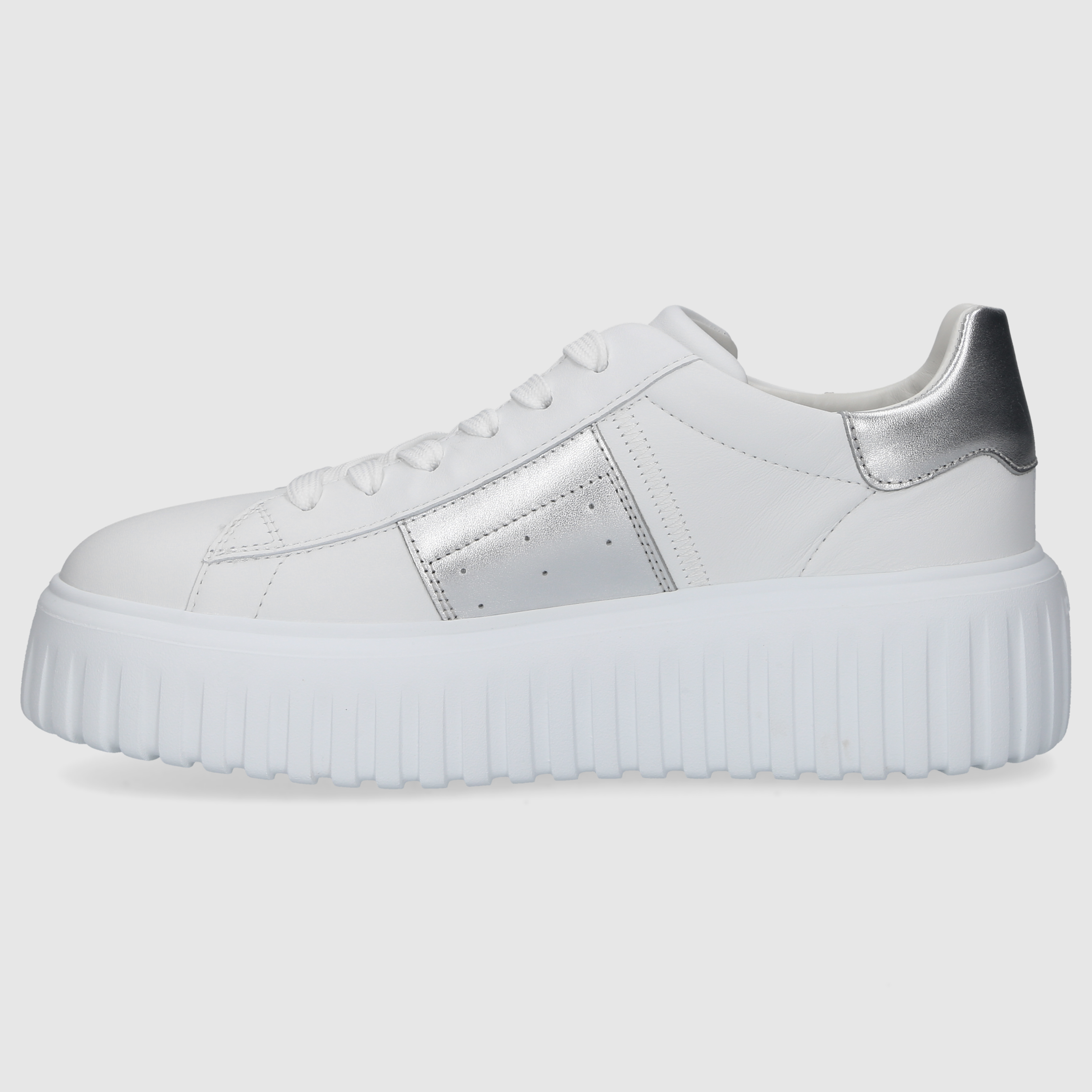 Hogan Damen Sneaker HXW6450FO70NCS0 WEISS-SILBER