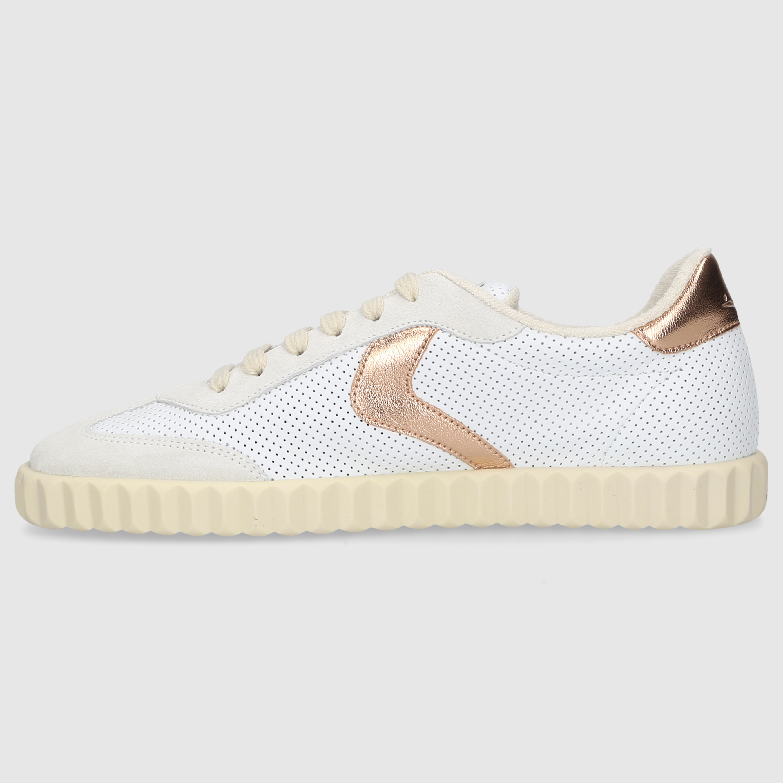Voile Blanche Damen Sneaker INES WEISS-GOLD