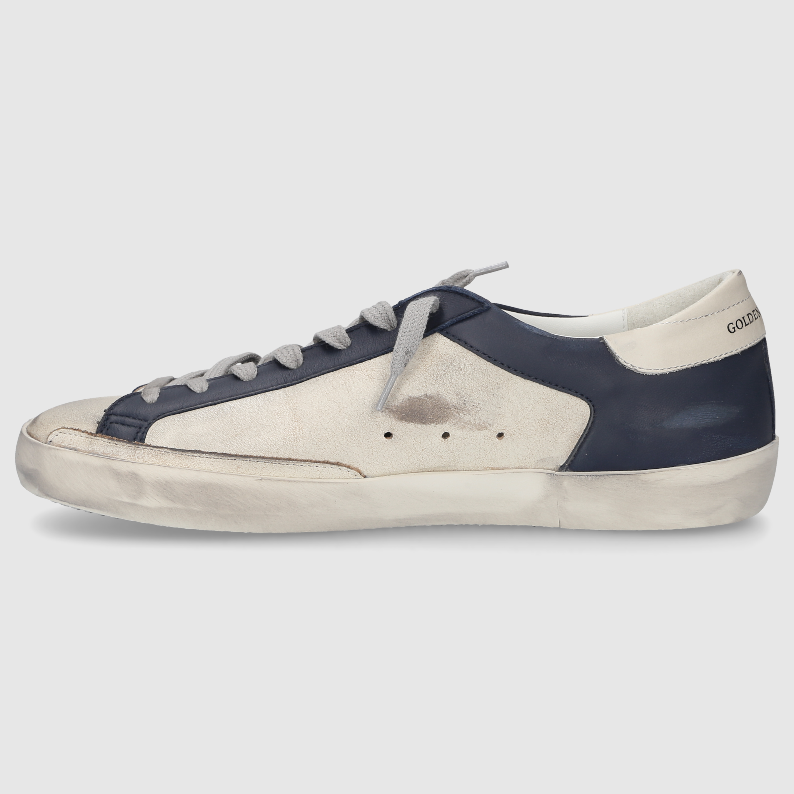 Golden Goose Herren Sneaker GMF00103 WEISS-BLAU