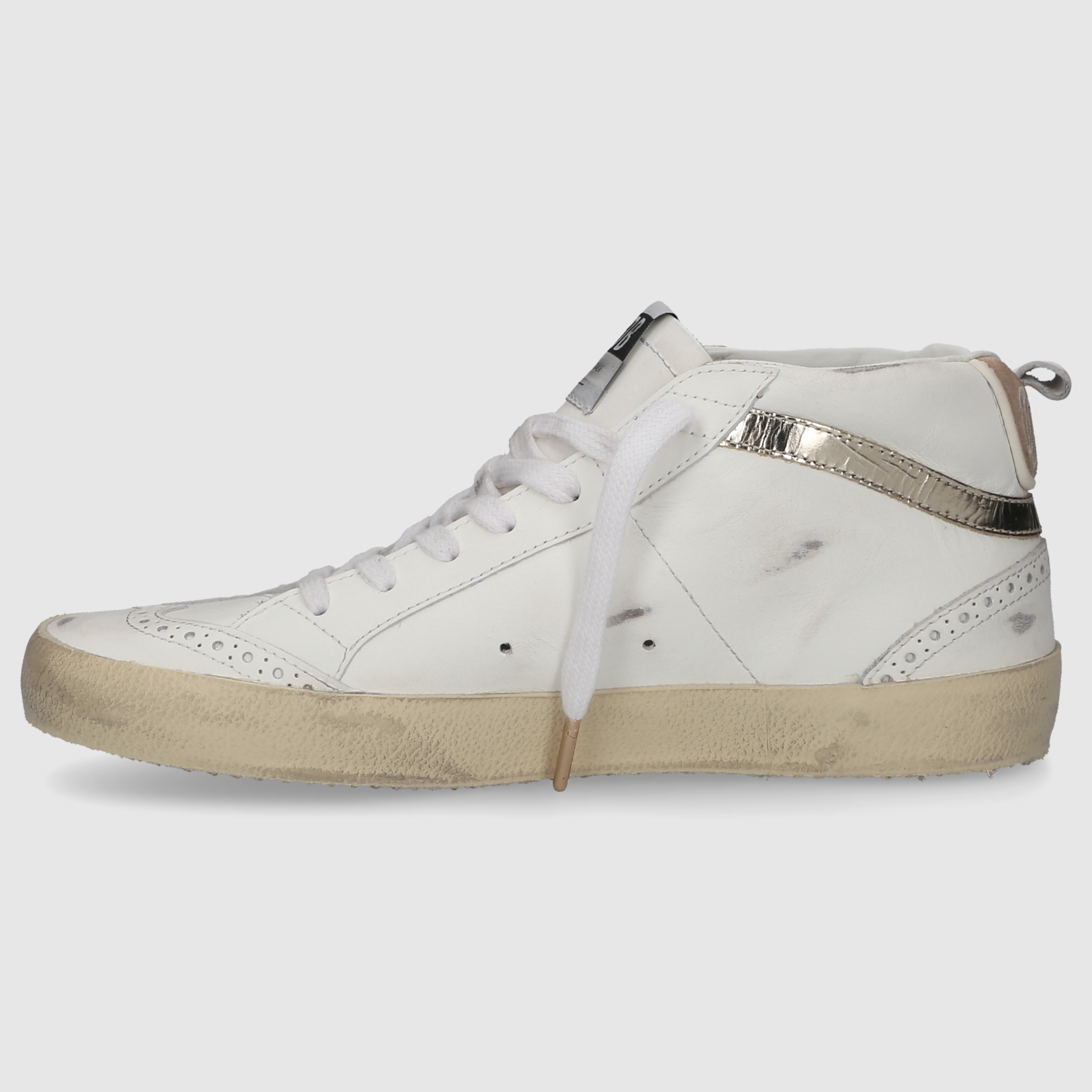 Golden Goose Damen Sneaker GWF00122 WEISS-GOLD