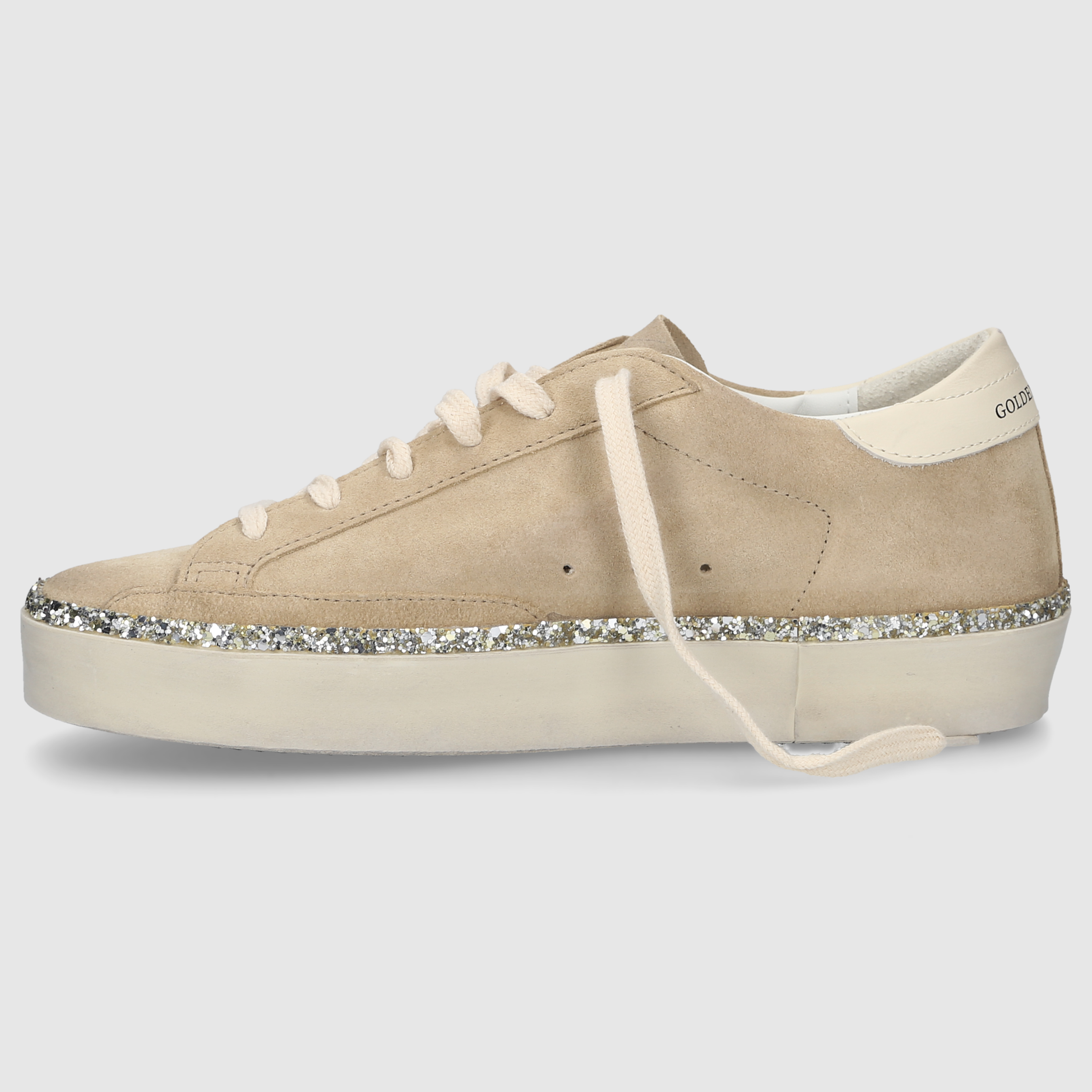 Golden Goose Damen Sneaker GWF00118 BEIGE-SILBER