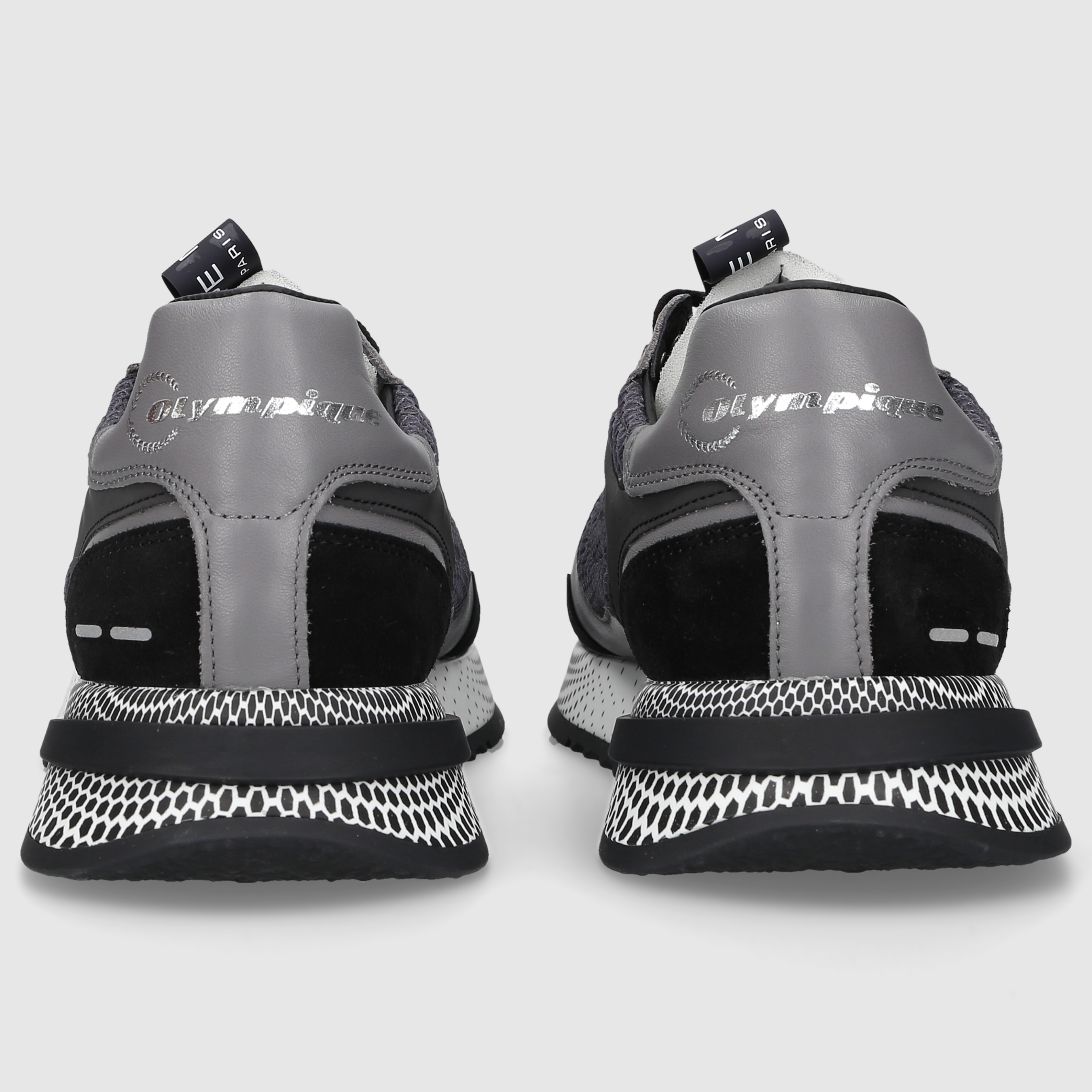 Philippe Model Herren Sneaker OLYMPIQUE LOW MAN Black/Grey