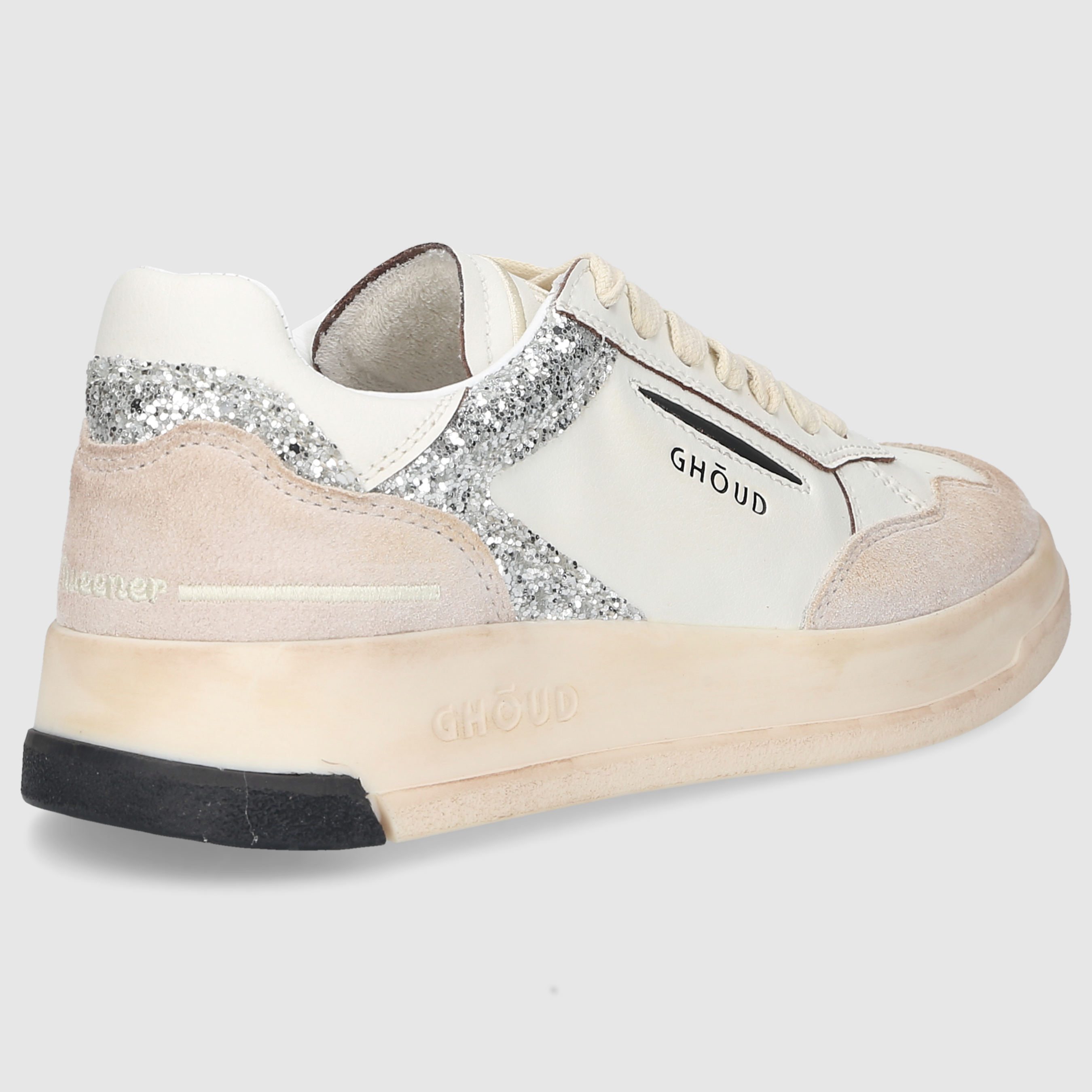 GHOUD women's sneaker TBLWLS36 WHITE-SILVER