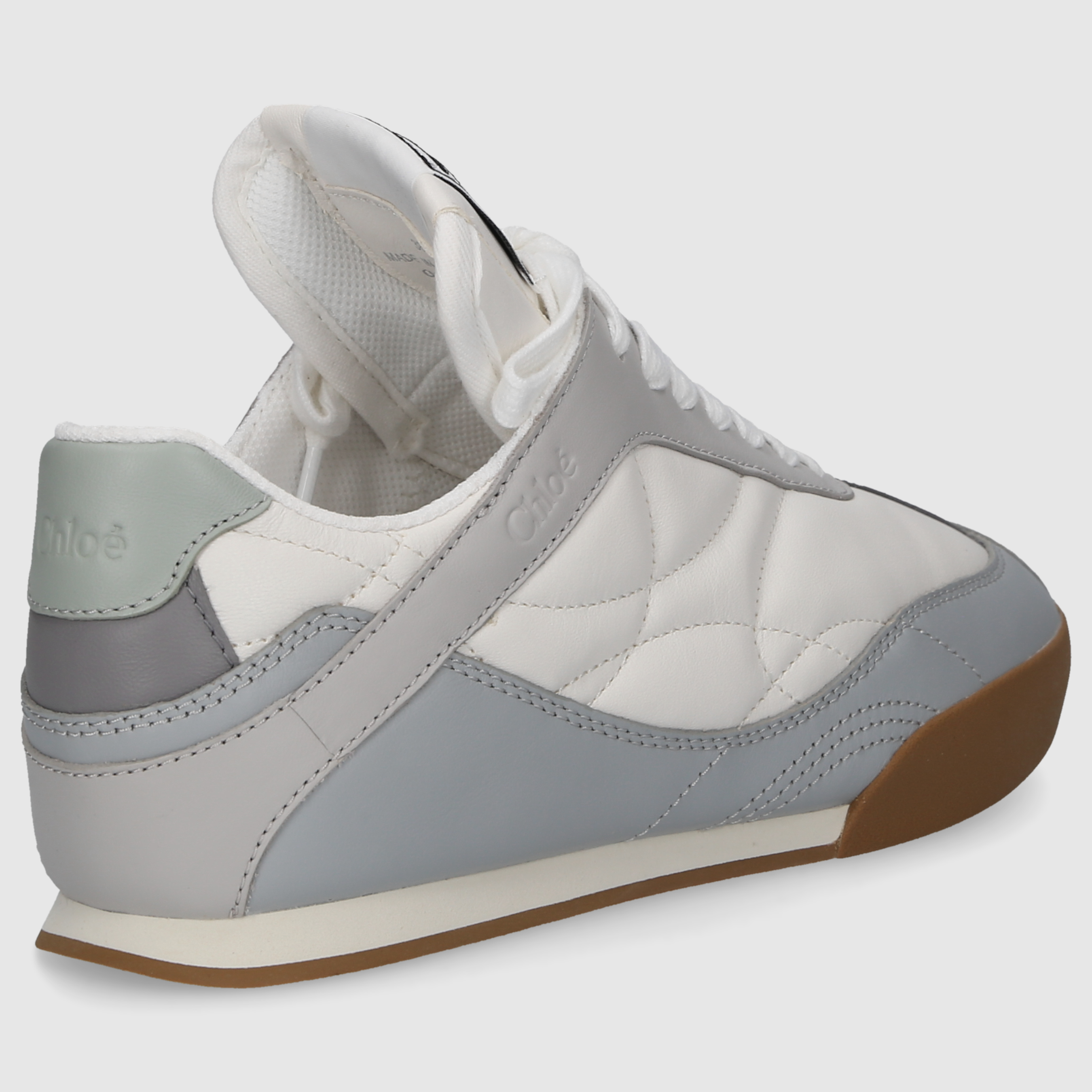 Chloé Damen Sneaker CHC25S07HPN47O WEISS-HLBLAU
