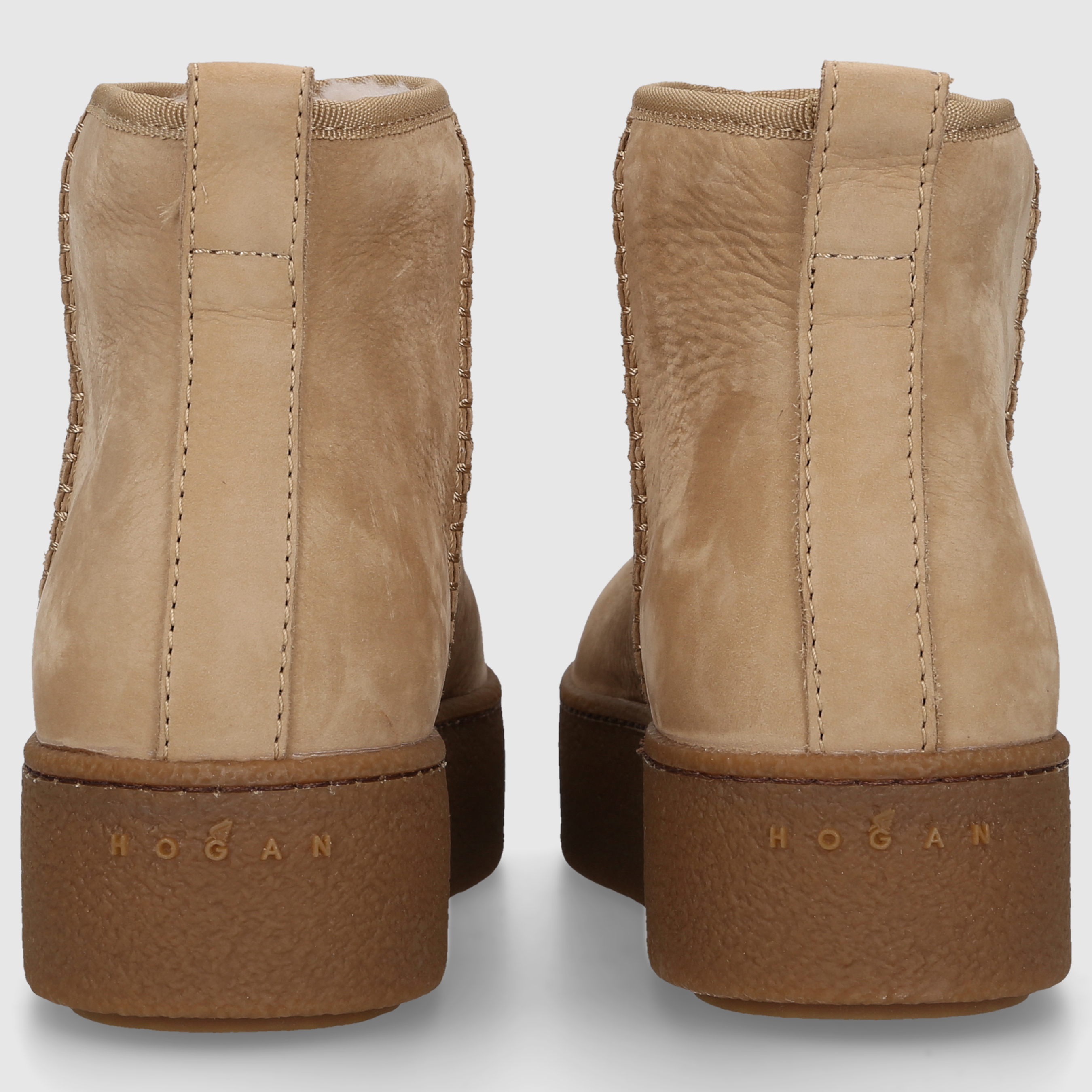 Hogan Damen Stiefeletten HXW6980FT506RN BEIGE