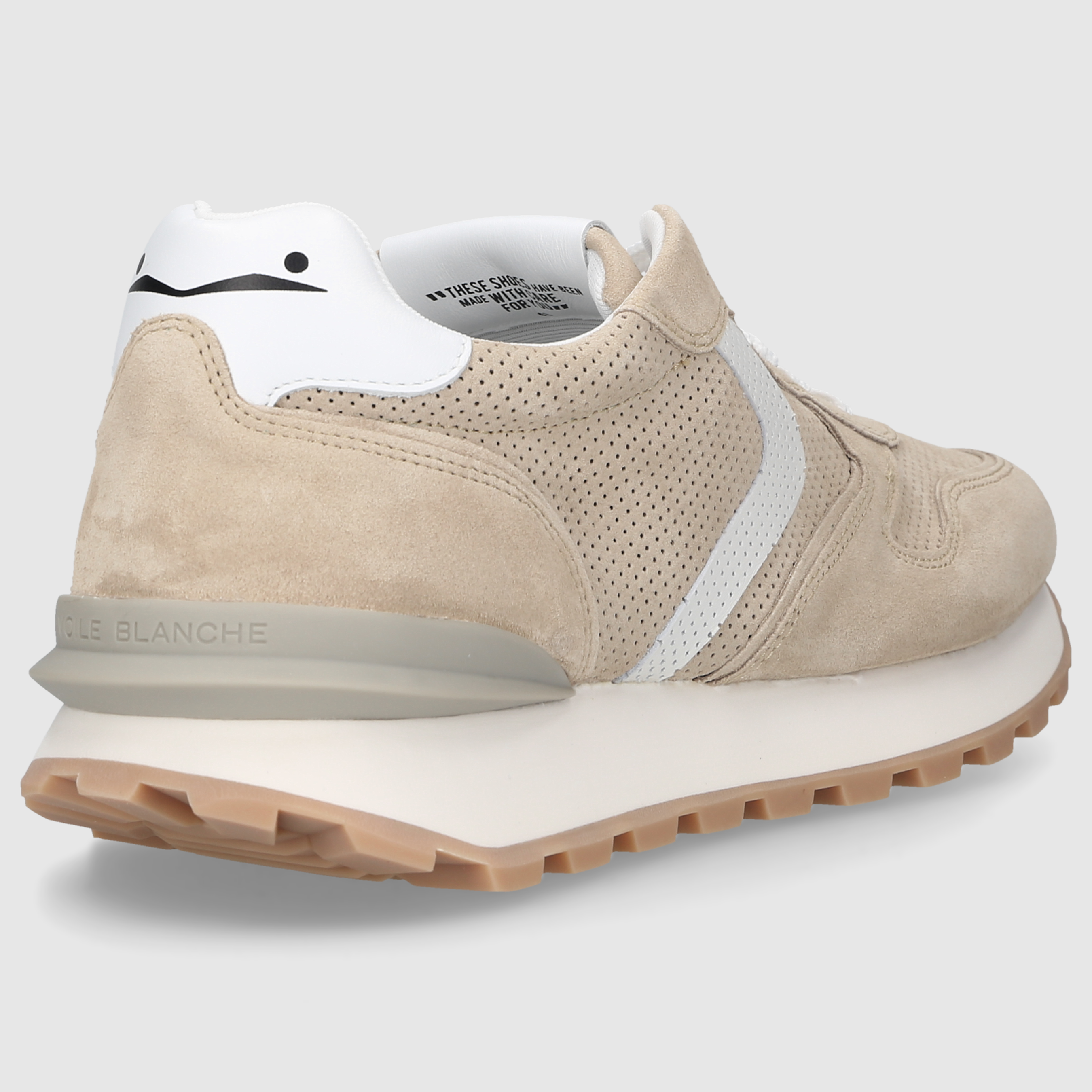 Voile Blanche Herren Sneaker PARIS BEIGE-WEISS