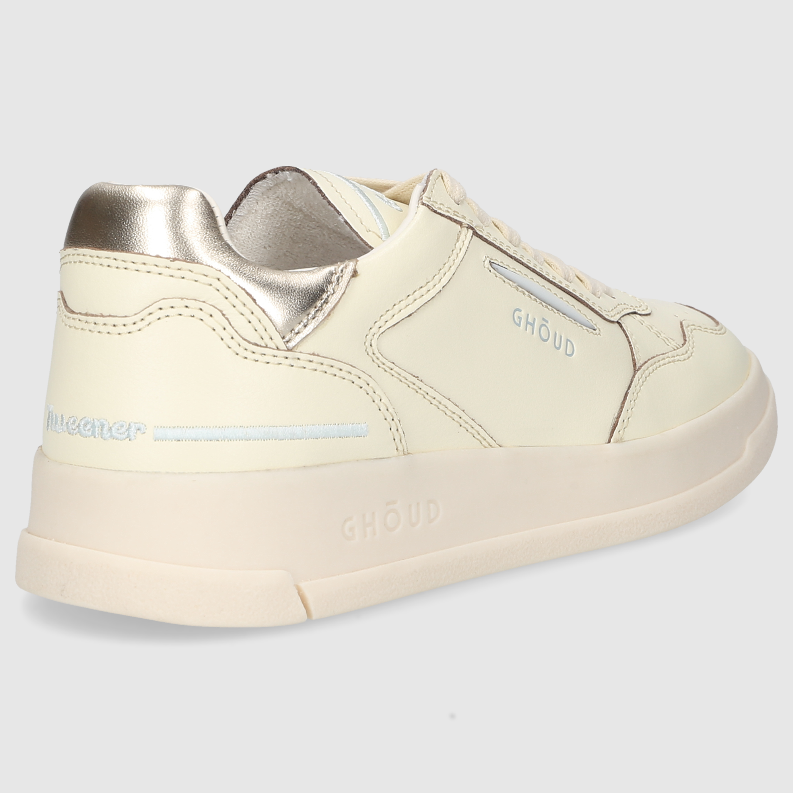 GHOUD Damen Sneaker TNLWLL20 ECRU-GOLD