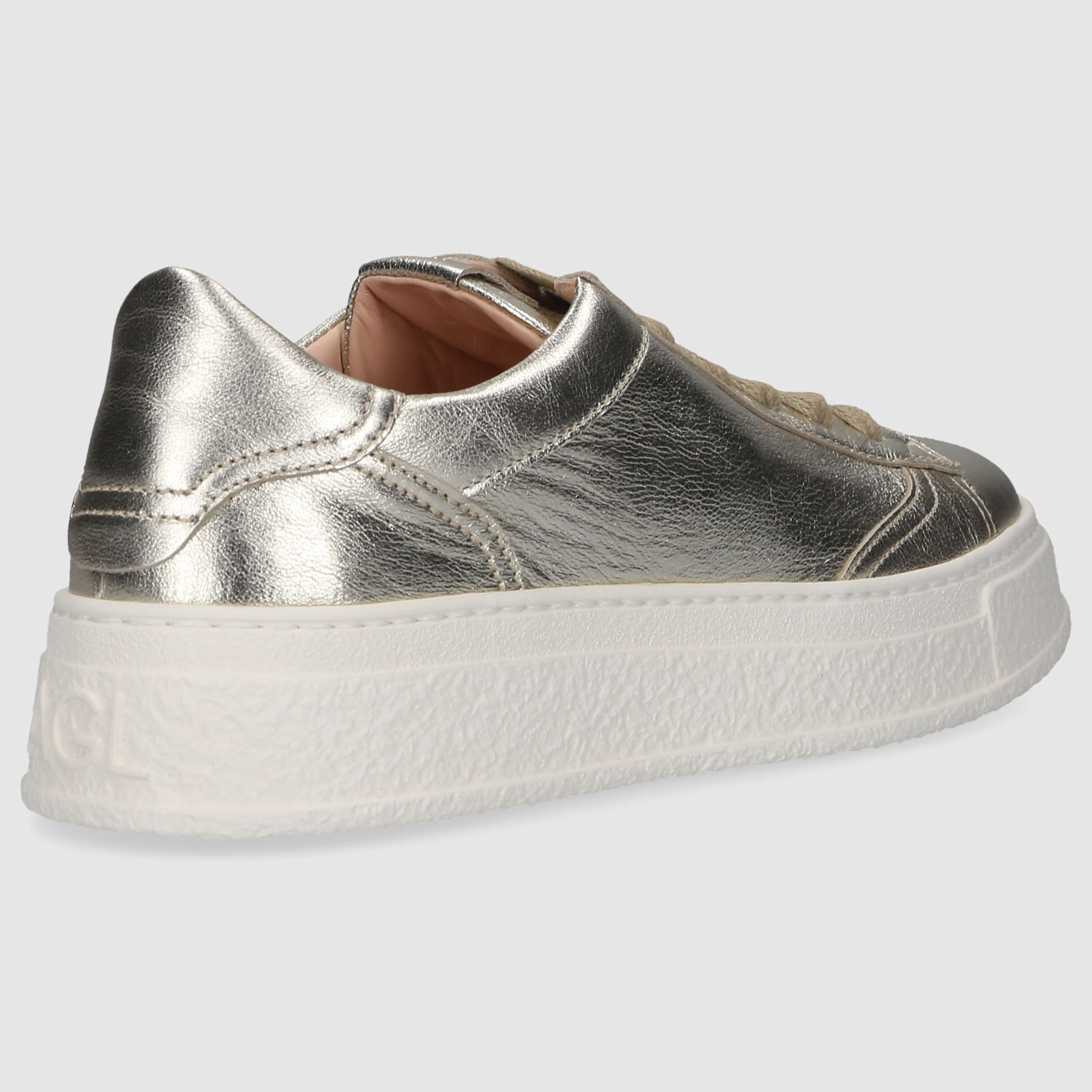 AGL Attilio Giusti Leombruni Women's Sneaker D946001PGKA206G224 GOLD