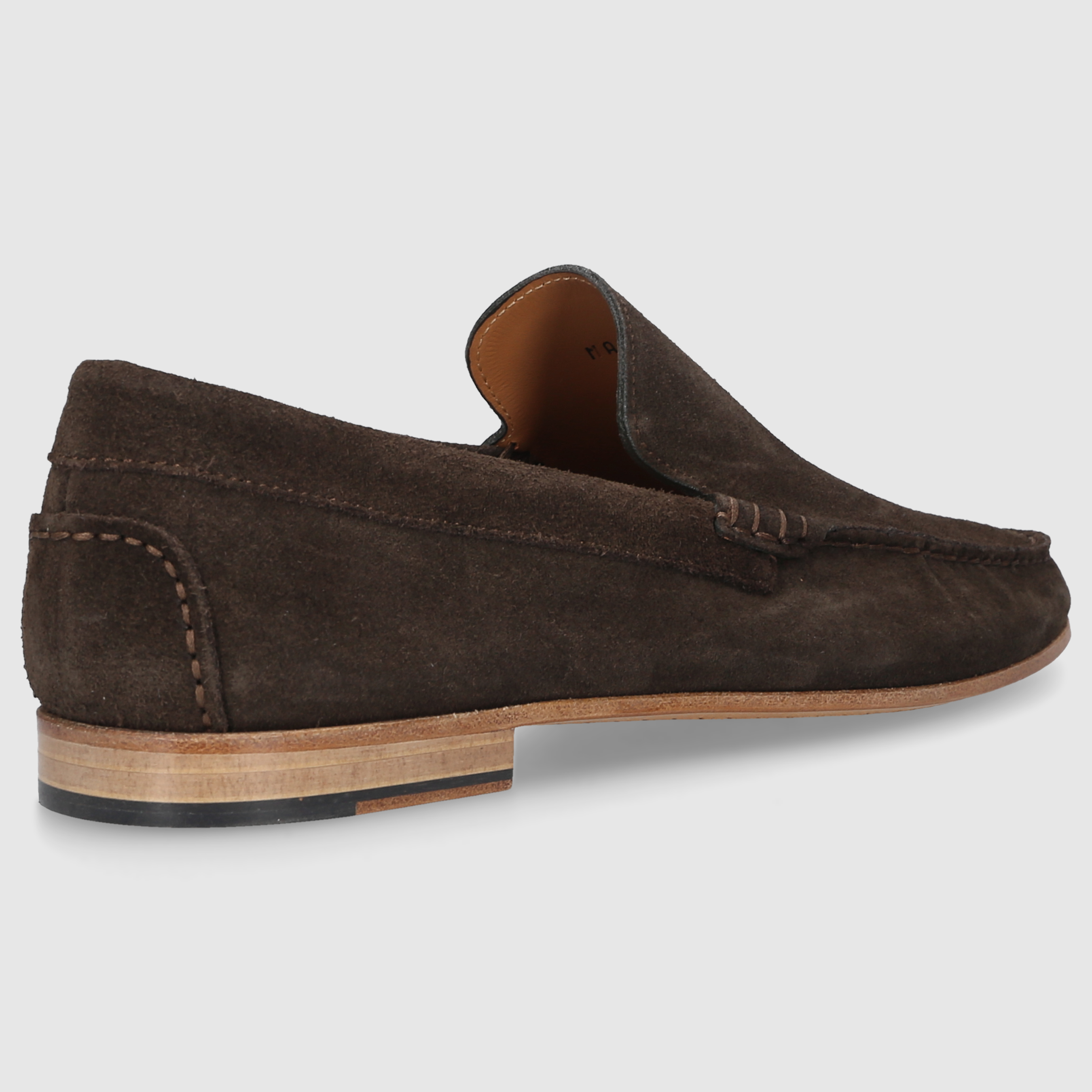 P. Dolce Men's Moccasins U1040001 DK-BROWN