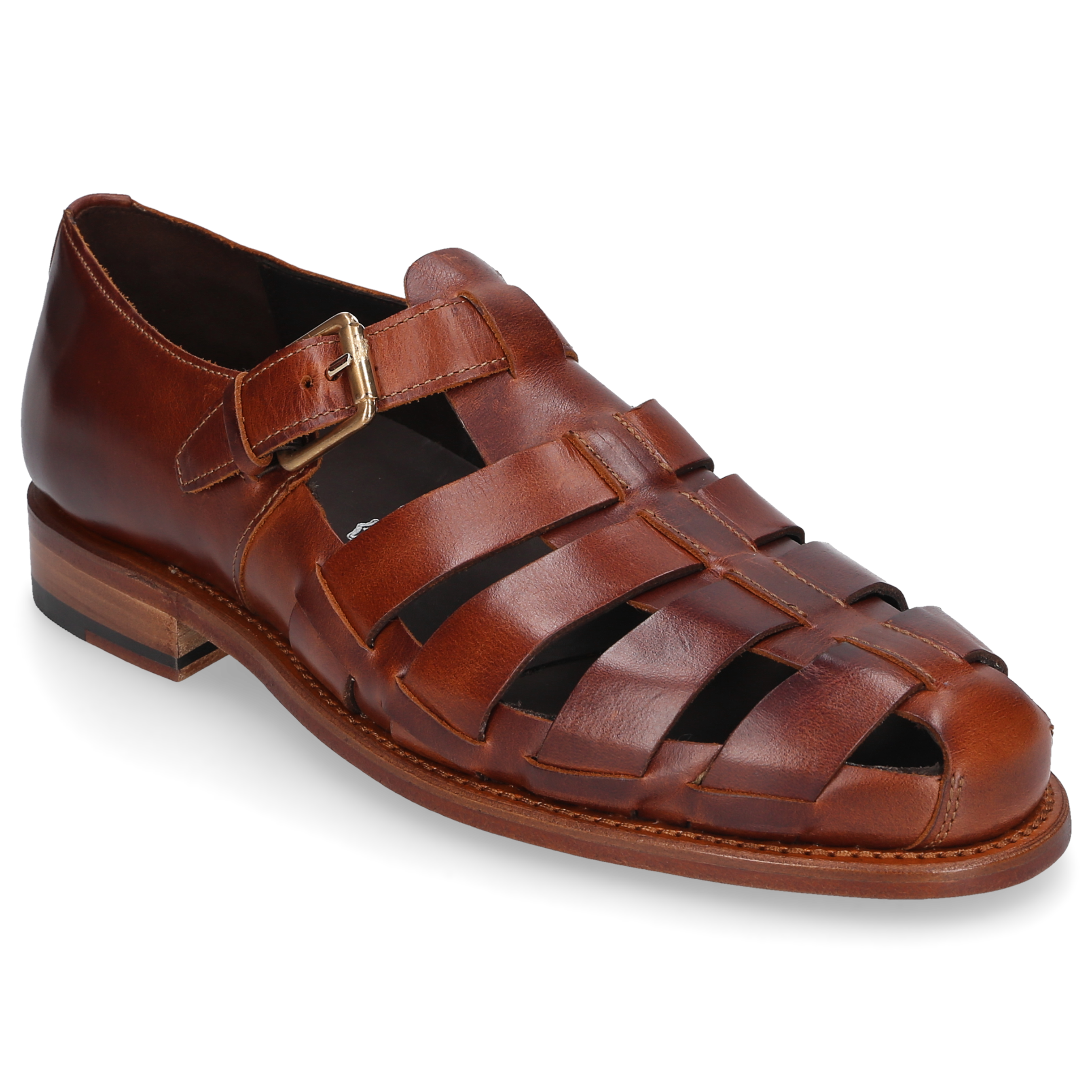 Heinrich Dinkelacker Men's London Sandal MA - Amber