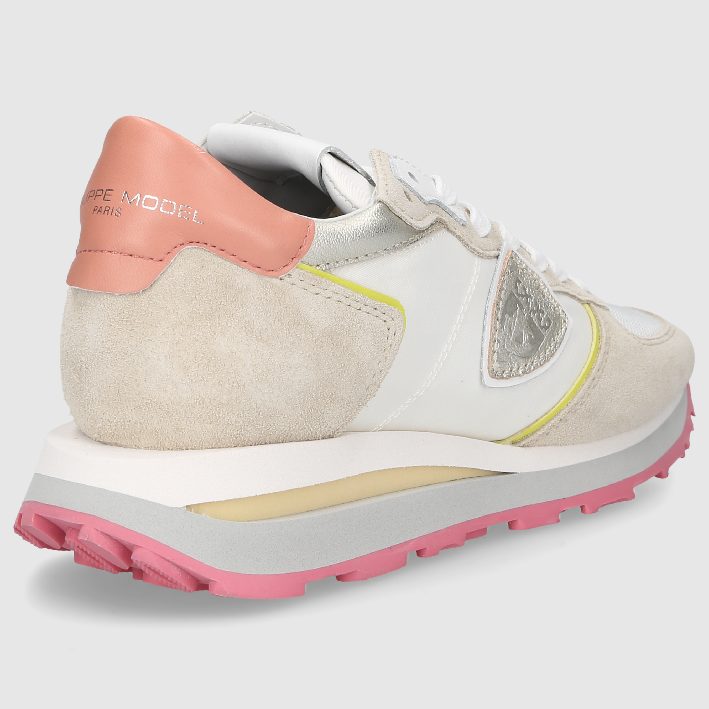 Philippe Model Damen Sneaker TKLD WEISS-ROSA