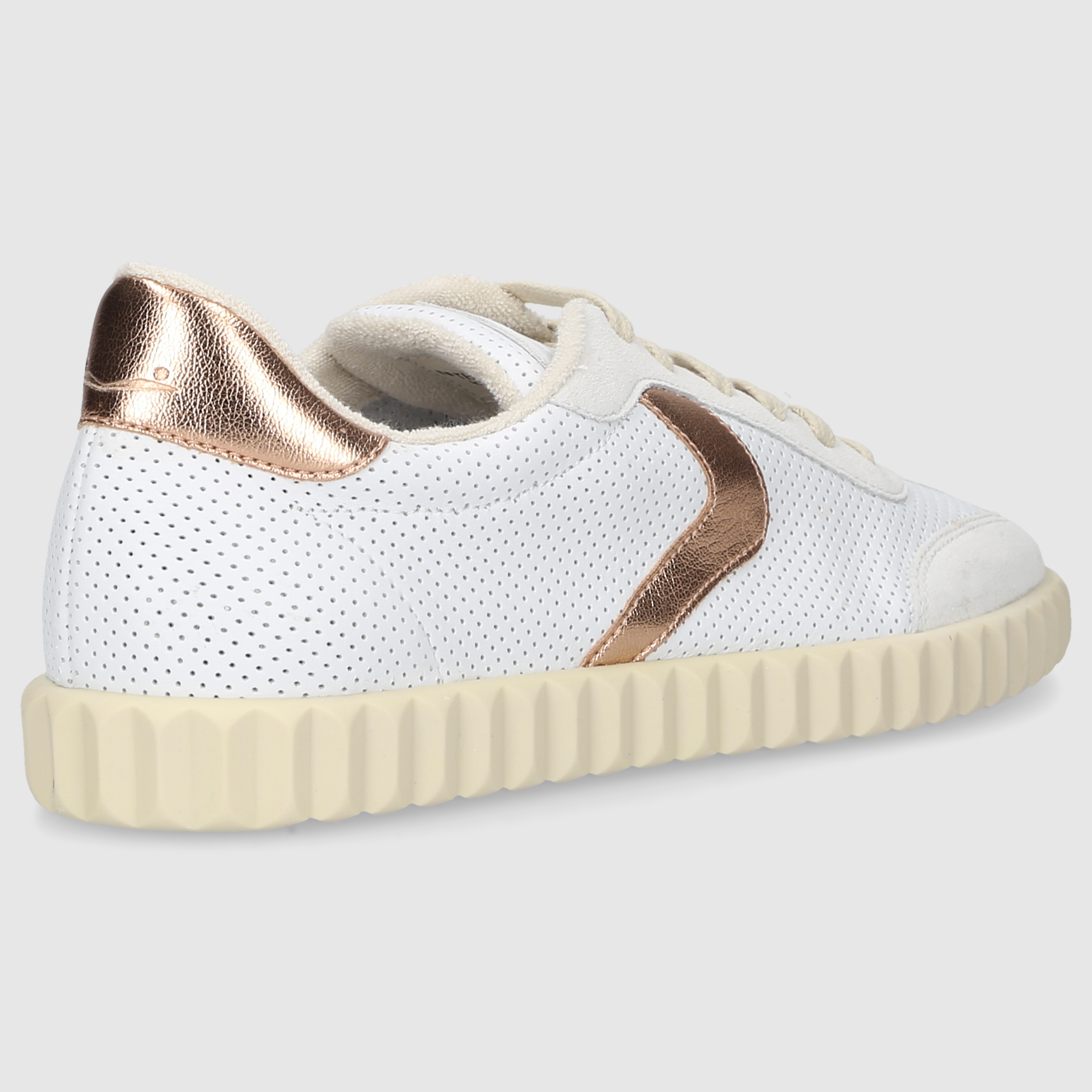 Voile Blanche Damen Sneaker INES WEISS-GOLD