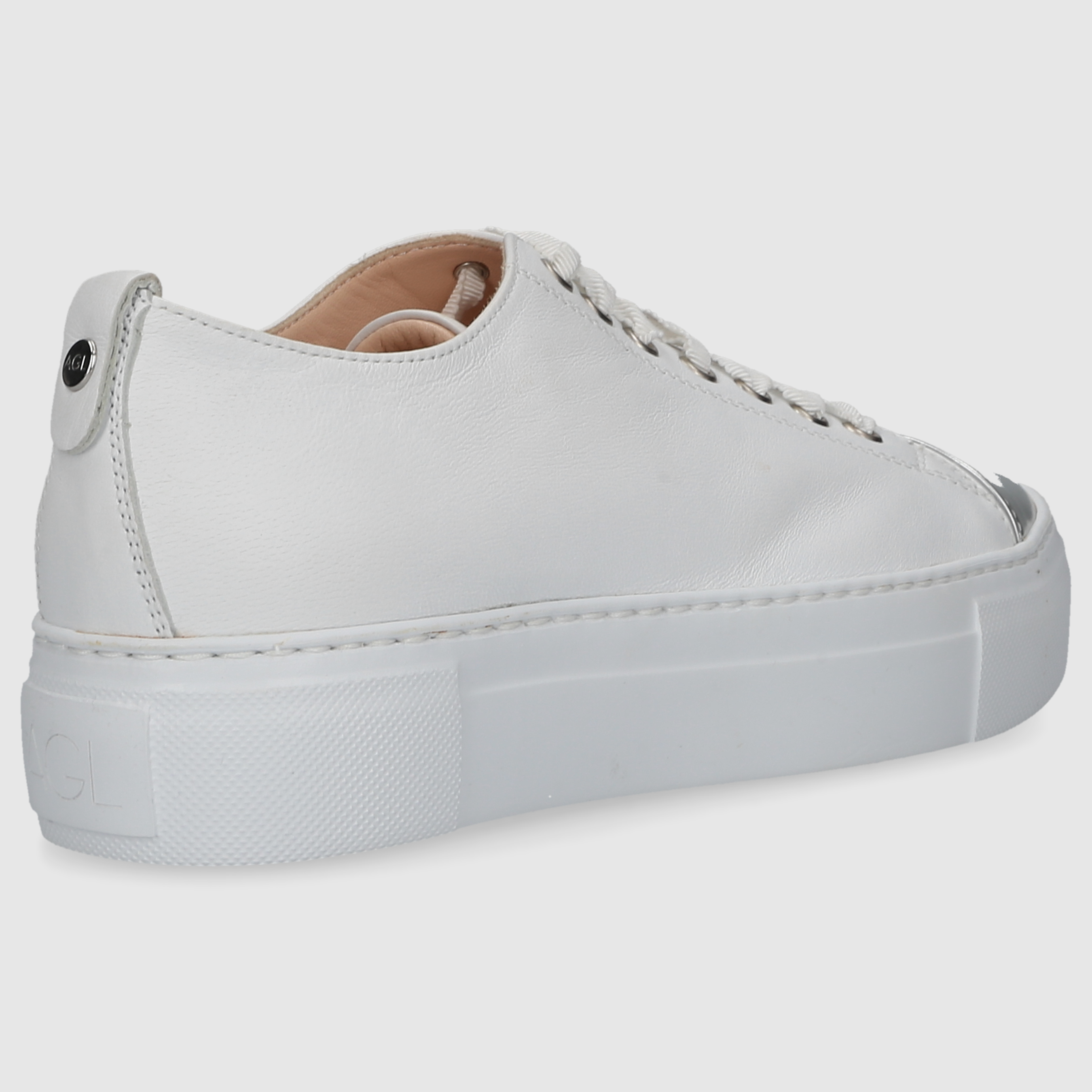 AGL Attilio Giusti Leombruni Damen Sneaker D925221PGKV142C114 WEISS-SILBER