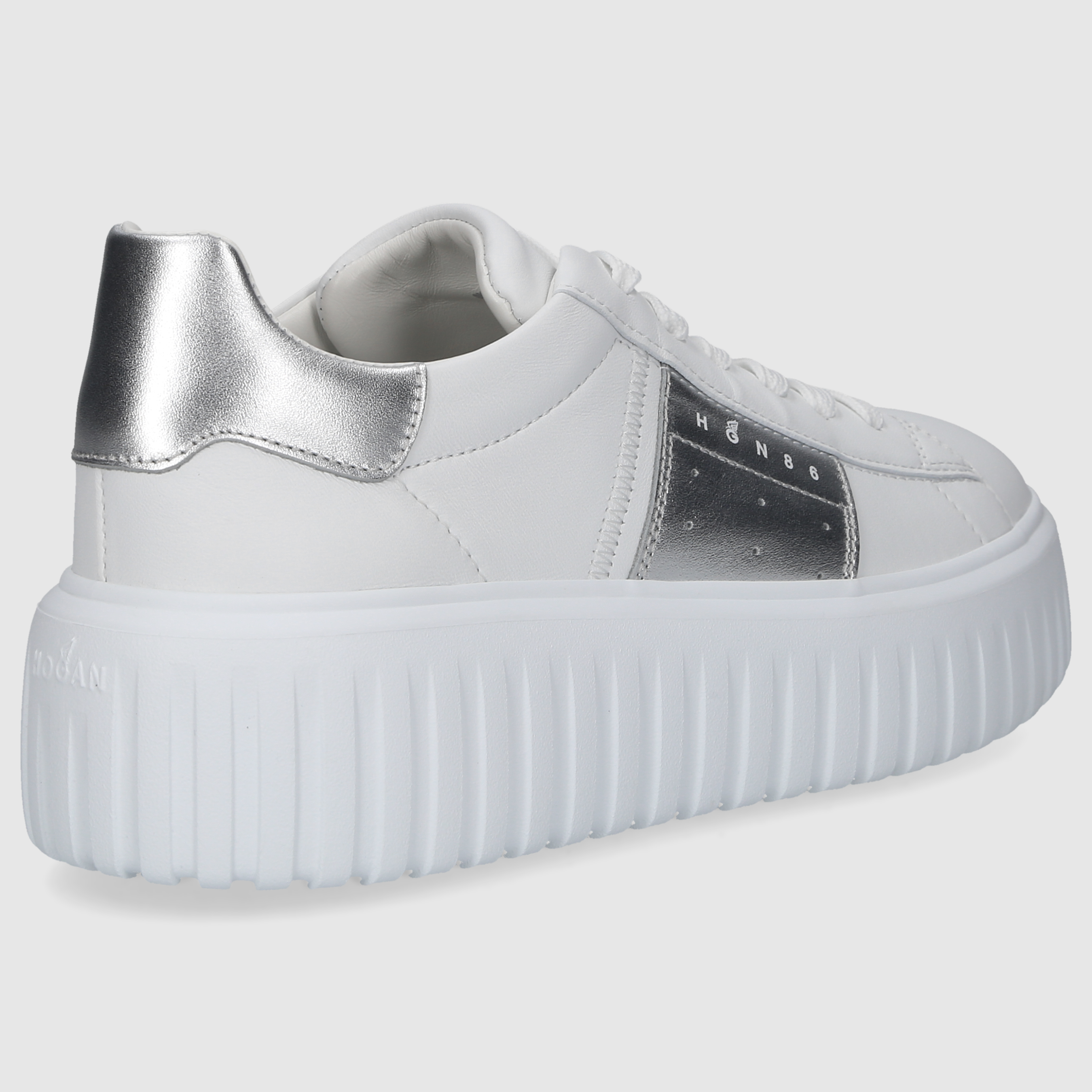 Hogan Damen Sneaker HXW6450FO70NCS0 WEISS-SILBER