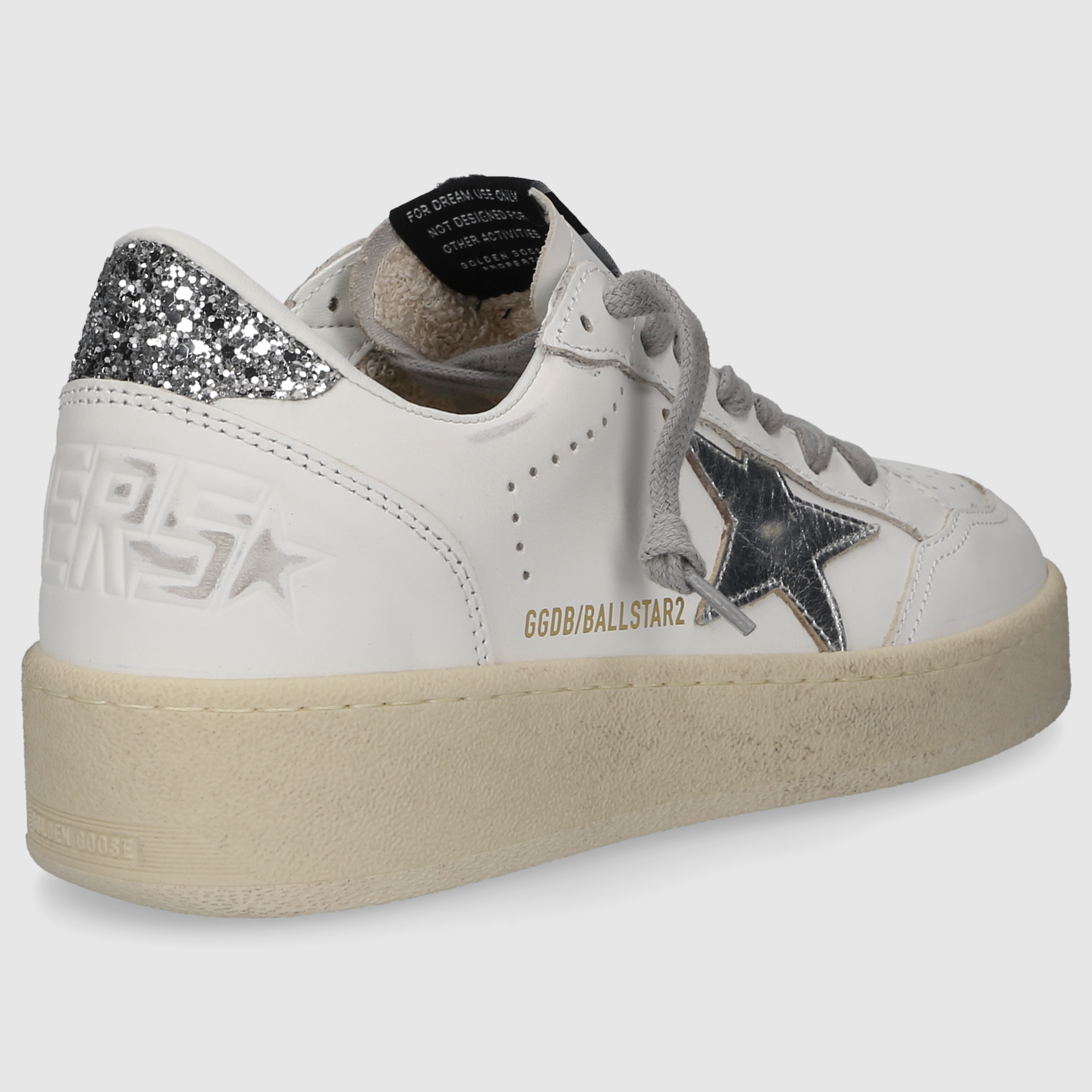 Golden Goose Damen Sneaker GWF00804 WEISS-SILBER