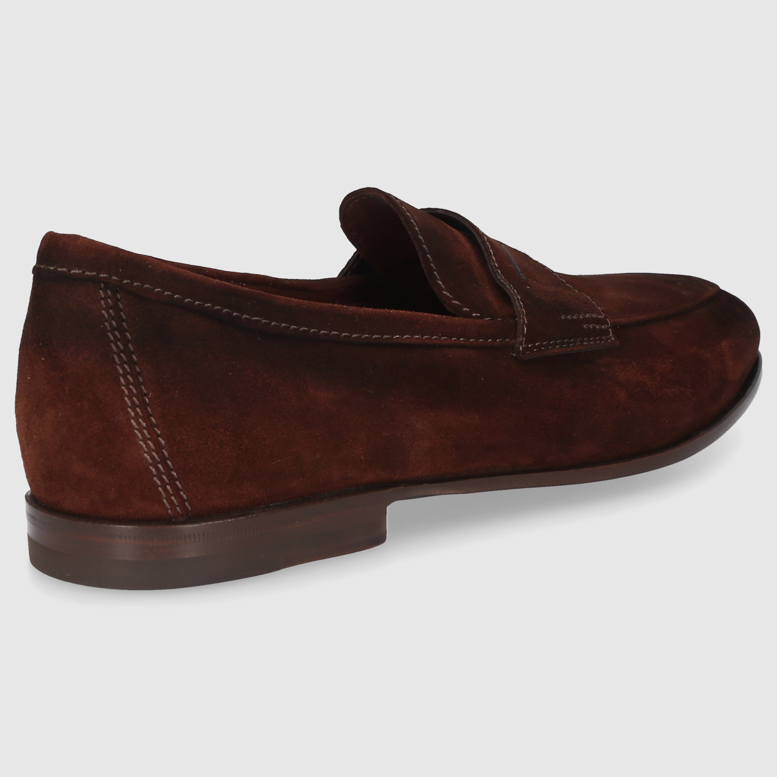 Santoni men's moccasins MCNC18837SA4SEAA DK-BROWN