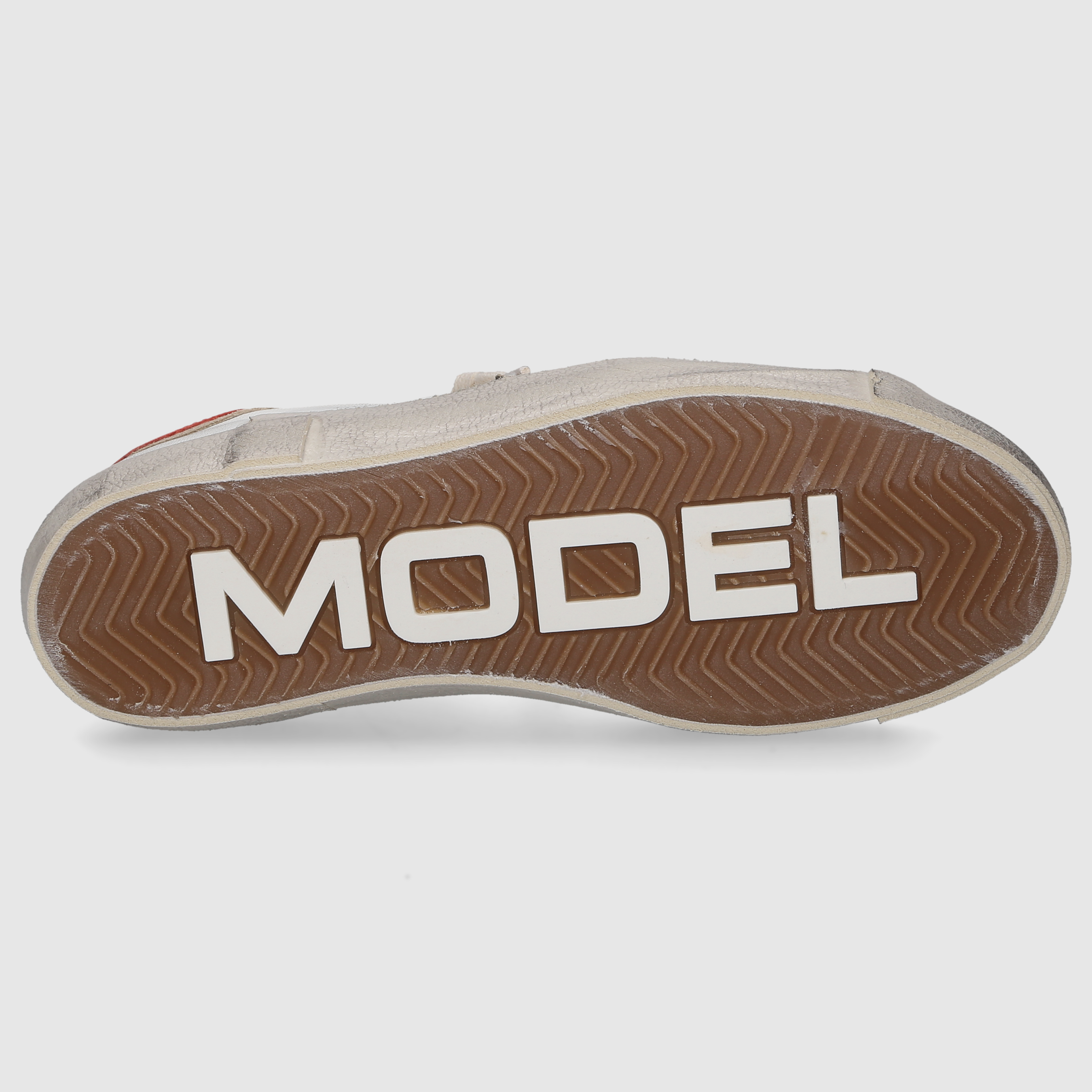 Philippe Model Damen Sneaker PRLD WEISS-ORANGE