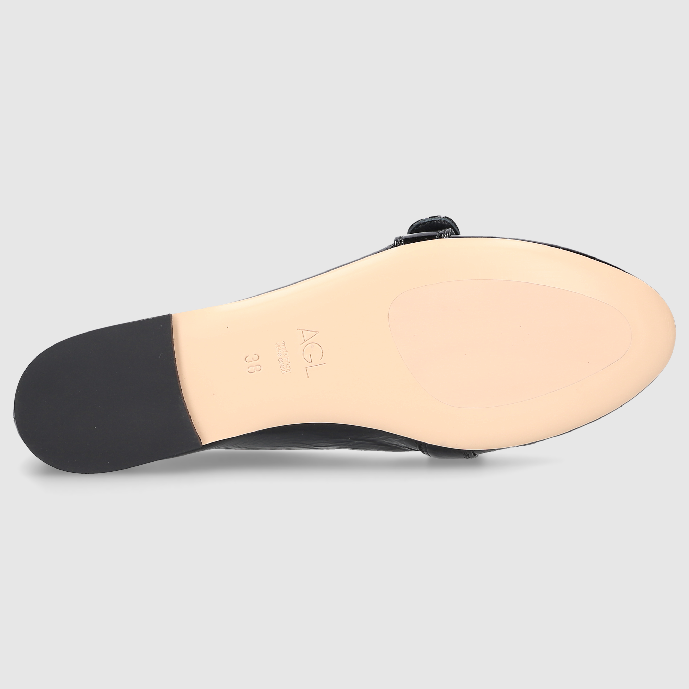 AGL Attilio Giusti Leombruni Damen Ballerinas D544040PCPIUME0000 SCHWARZ