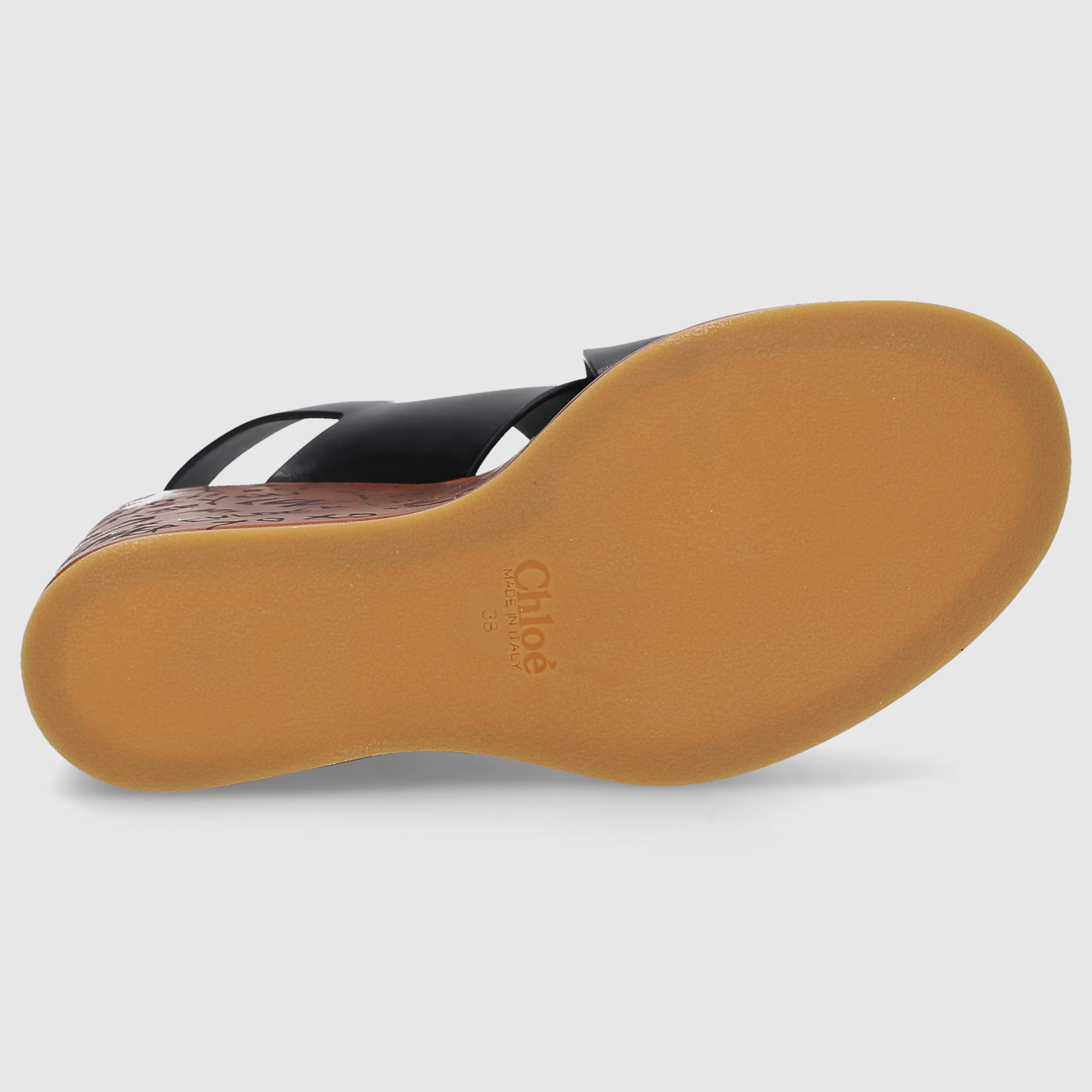 Chloé Damen Wedges CHC24A02YLU001 Schwarz