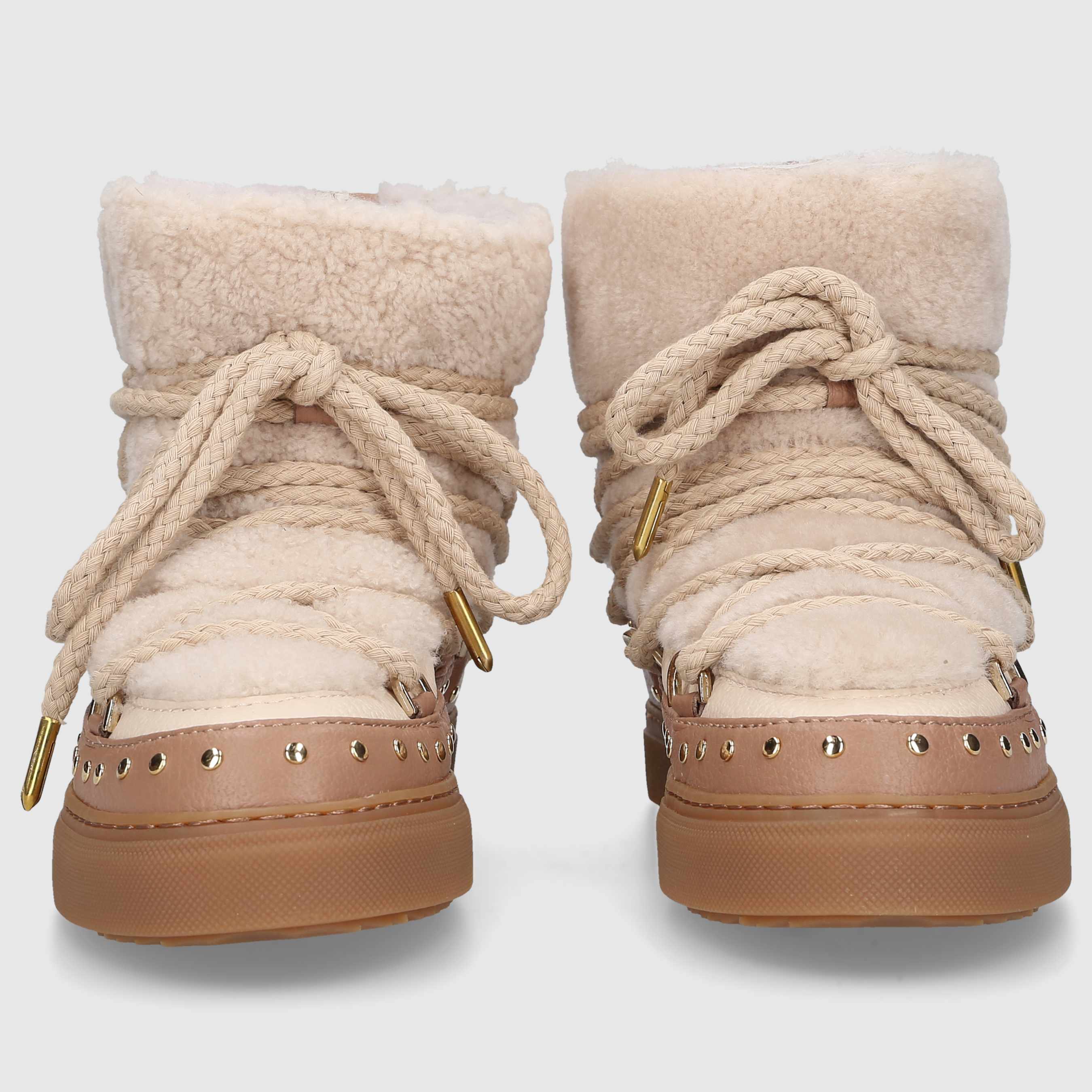 Inuikii Damen Boot CURLY ROCK Beige