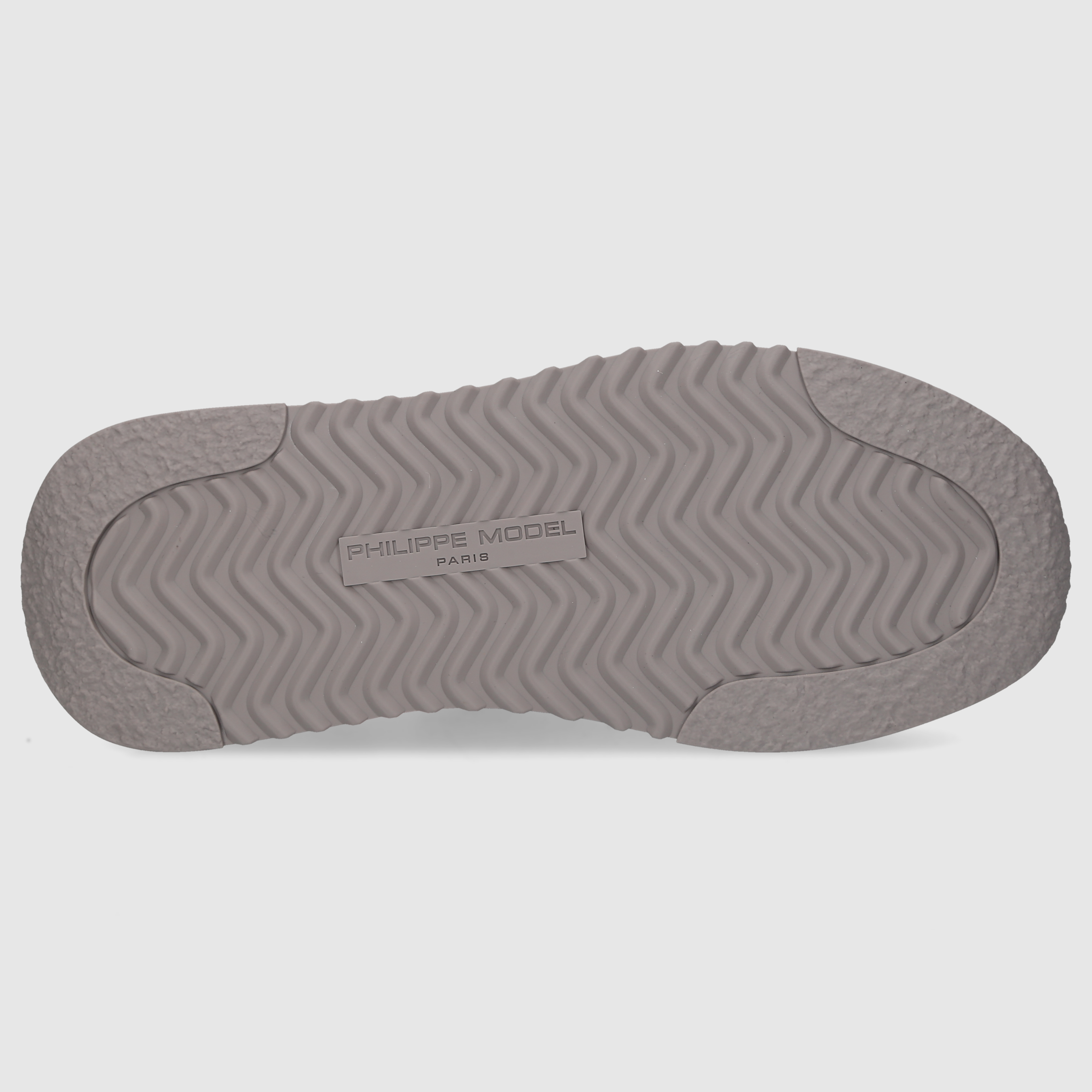 Philippe Model Herren Sneaker OYLU GRAU-ORANGE