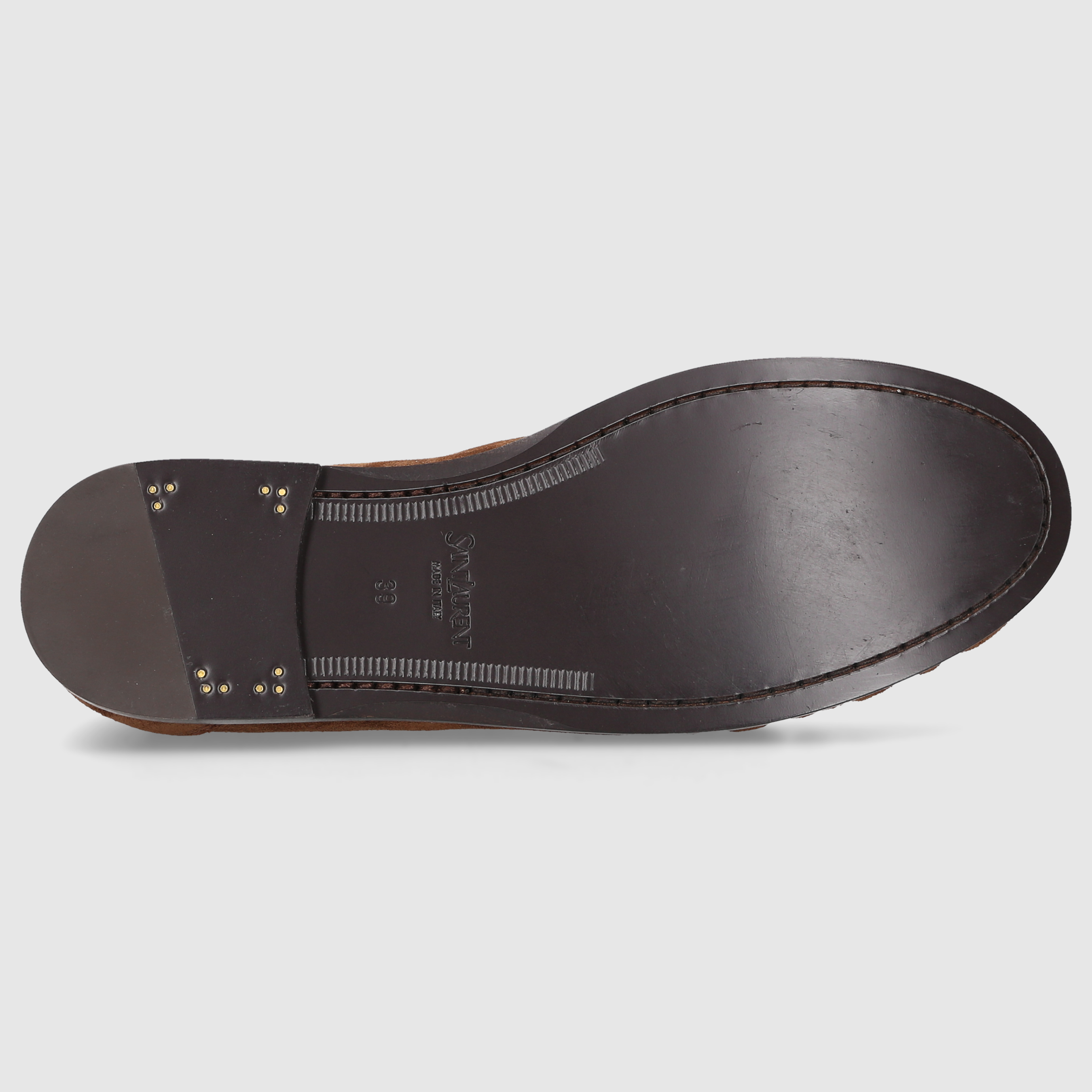 Saint Laurent W COLLEGE/LOAFERS 821114 Brown