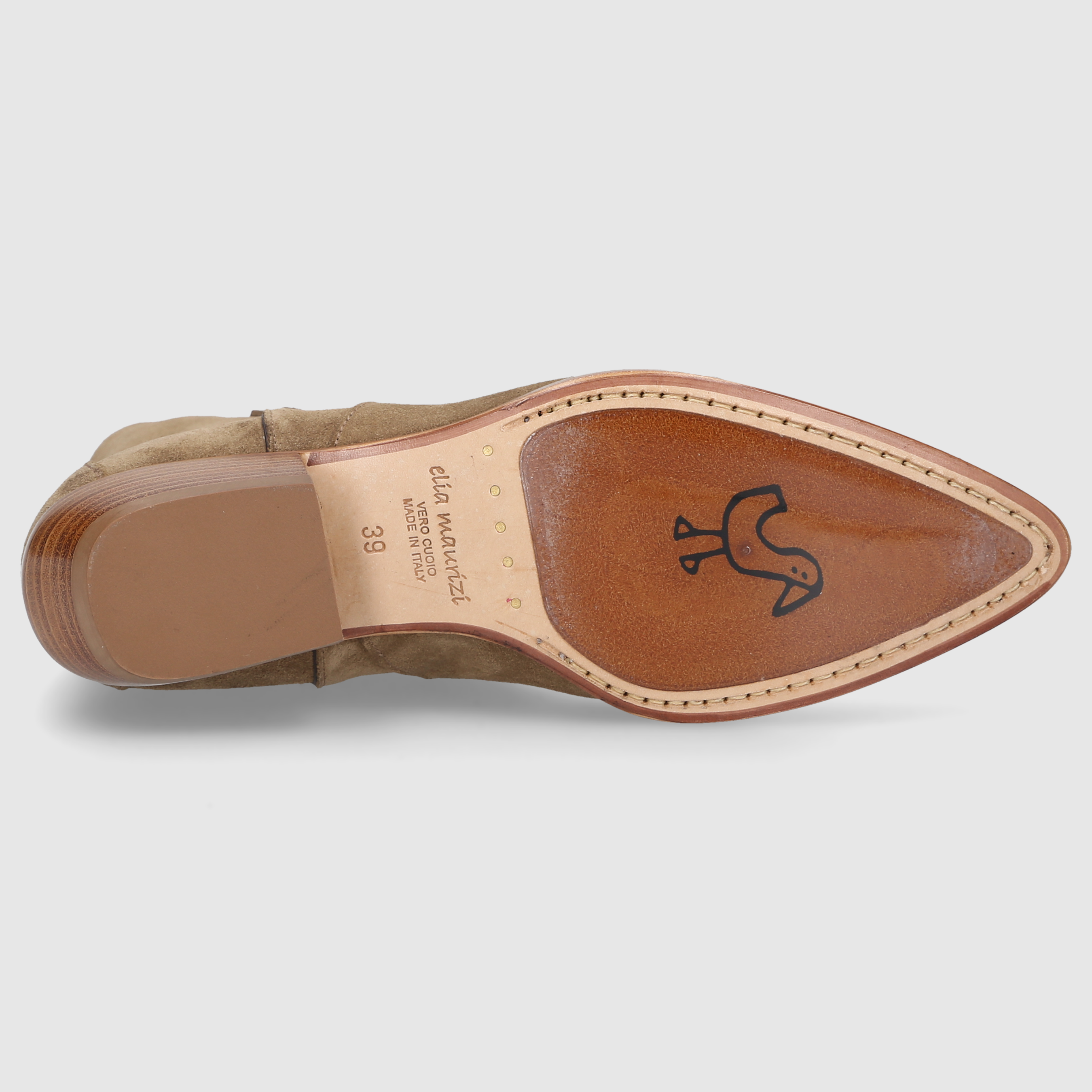 Elia Maurizi Damen Stiefel 1075 BRAUN