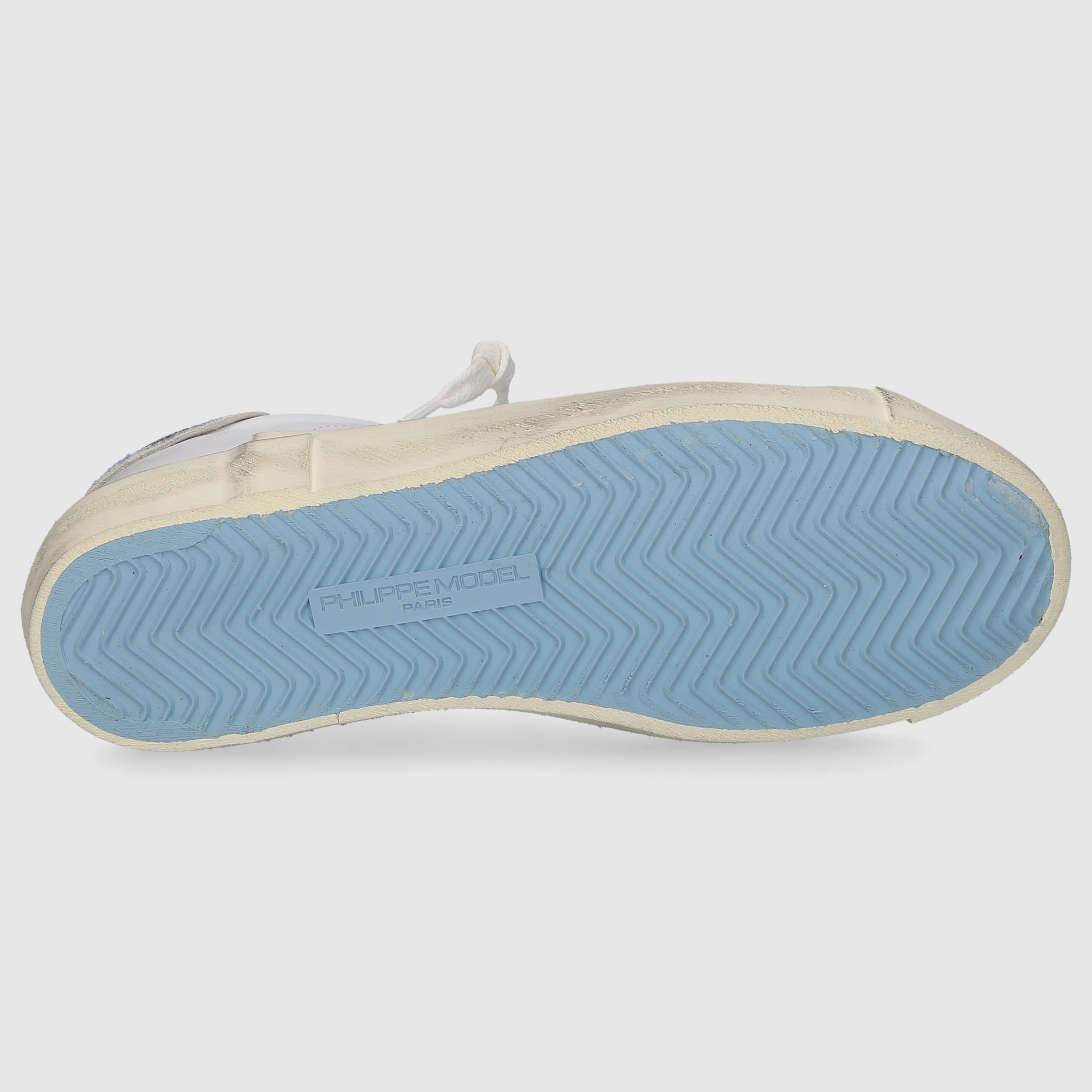 Philippe Model Damen Sneaker PRLD WEISS-SILBER