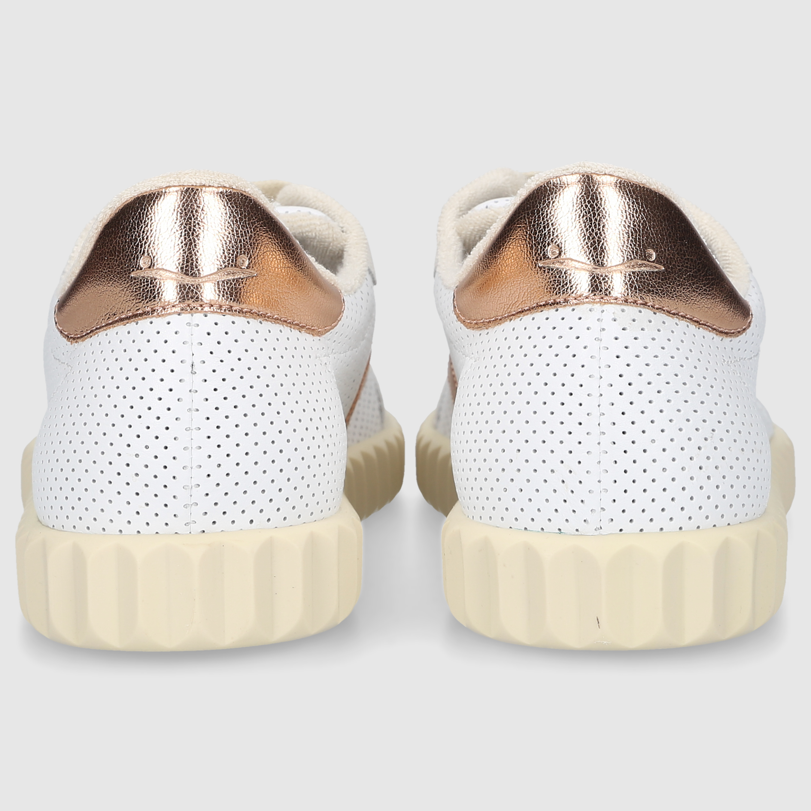 Voile Blanche Damen Sneaker INES WEISS-GOLD