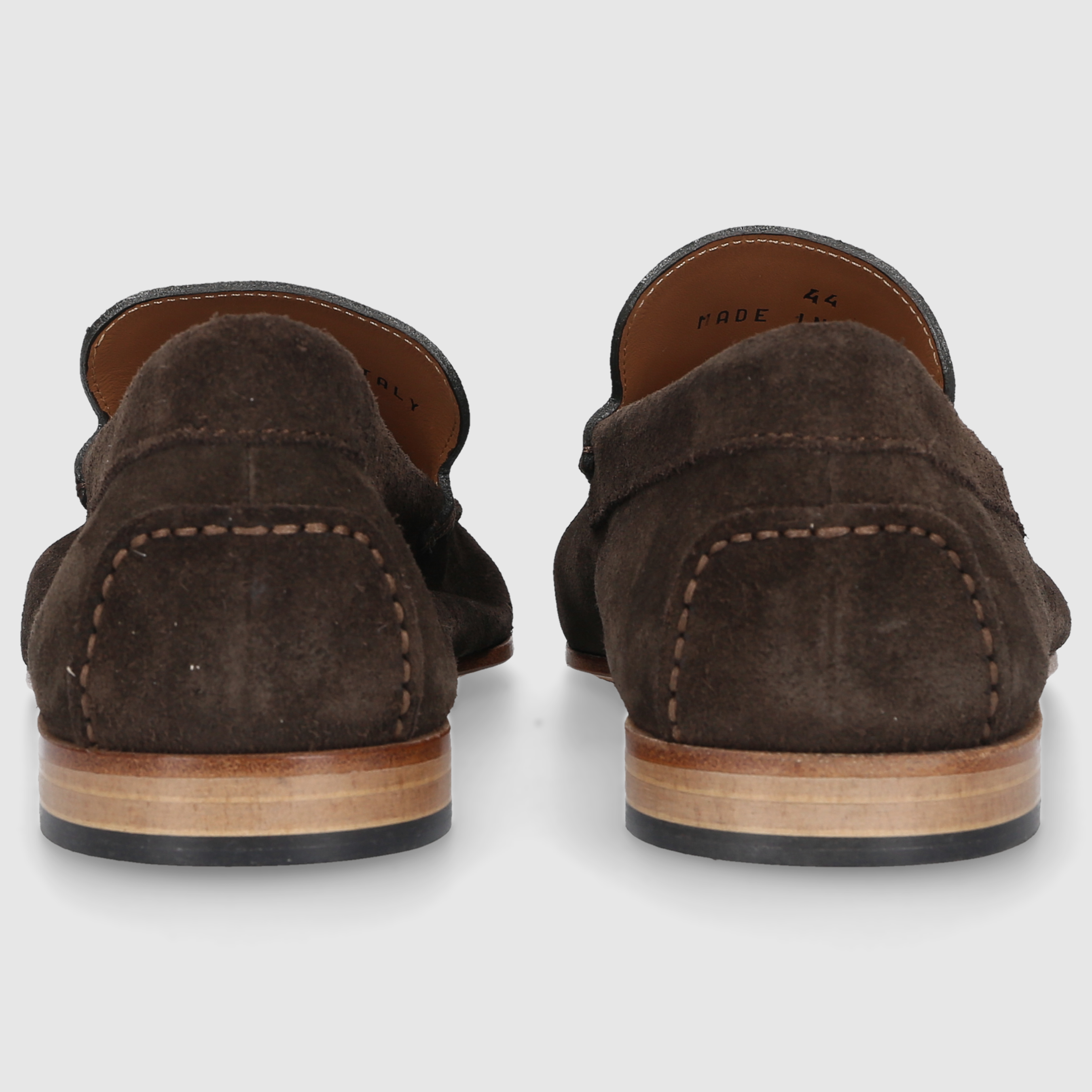 P. Dolce Men's Moccasins U1040001 DK-BROWN