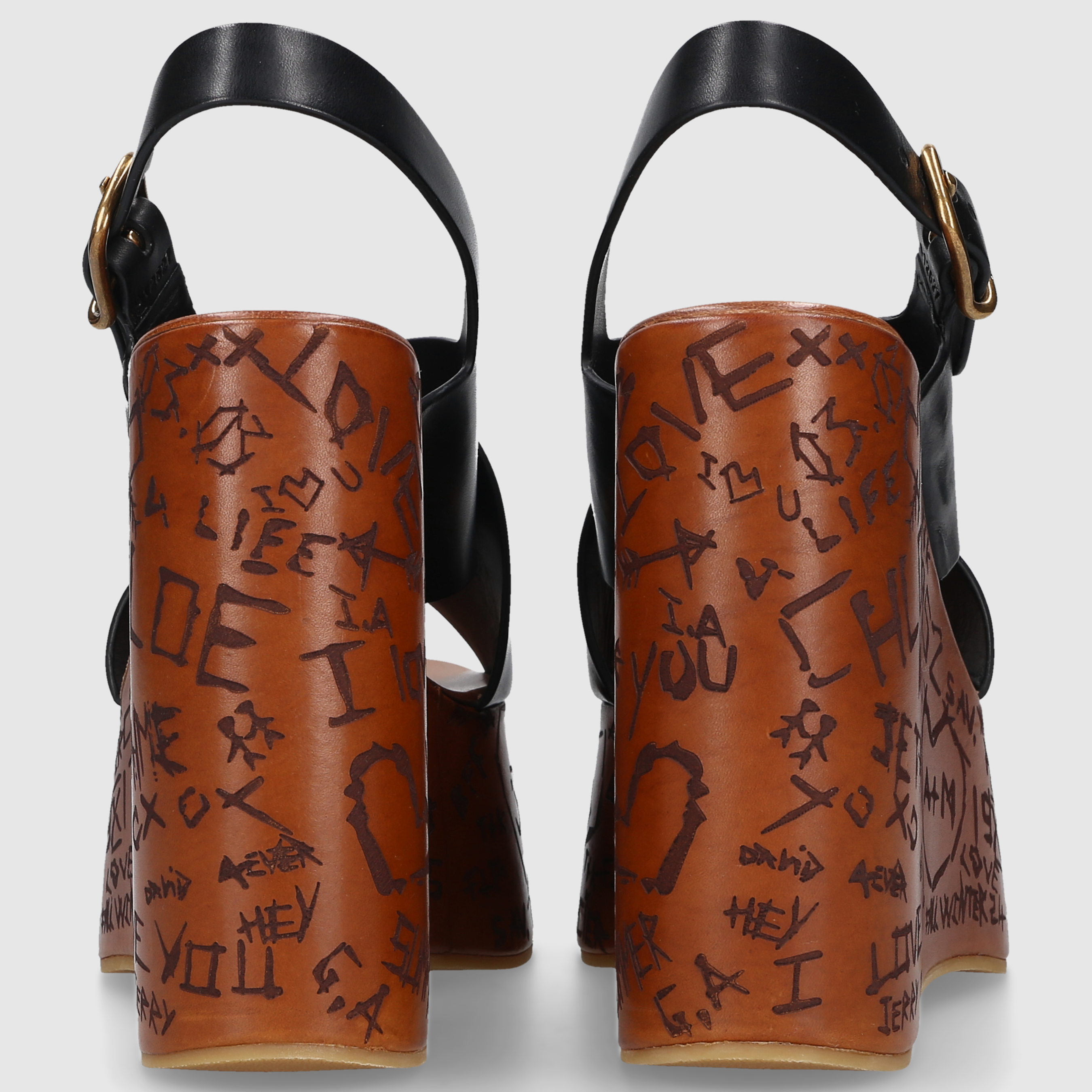 Chloé W WEDGES CHC24A02YLU001 Black