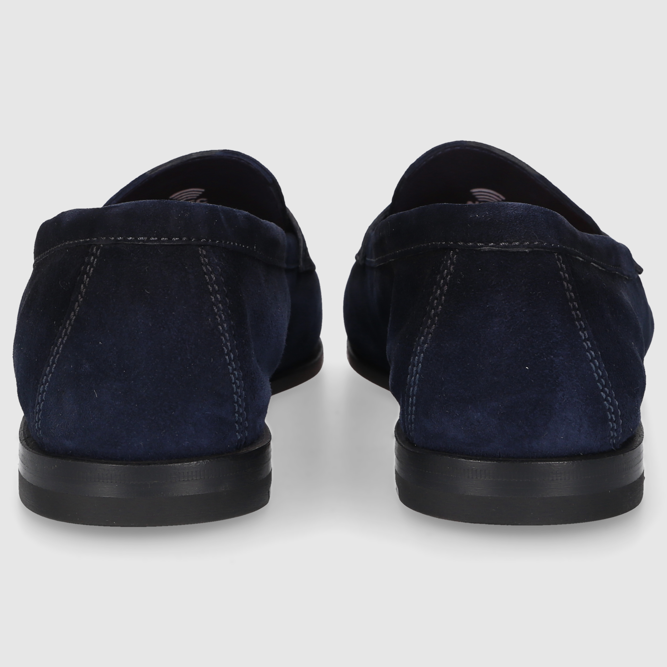 Santoni men's moccasins MCNC18837SA4SEAA DK-BLUE