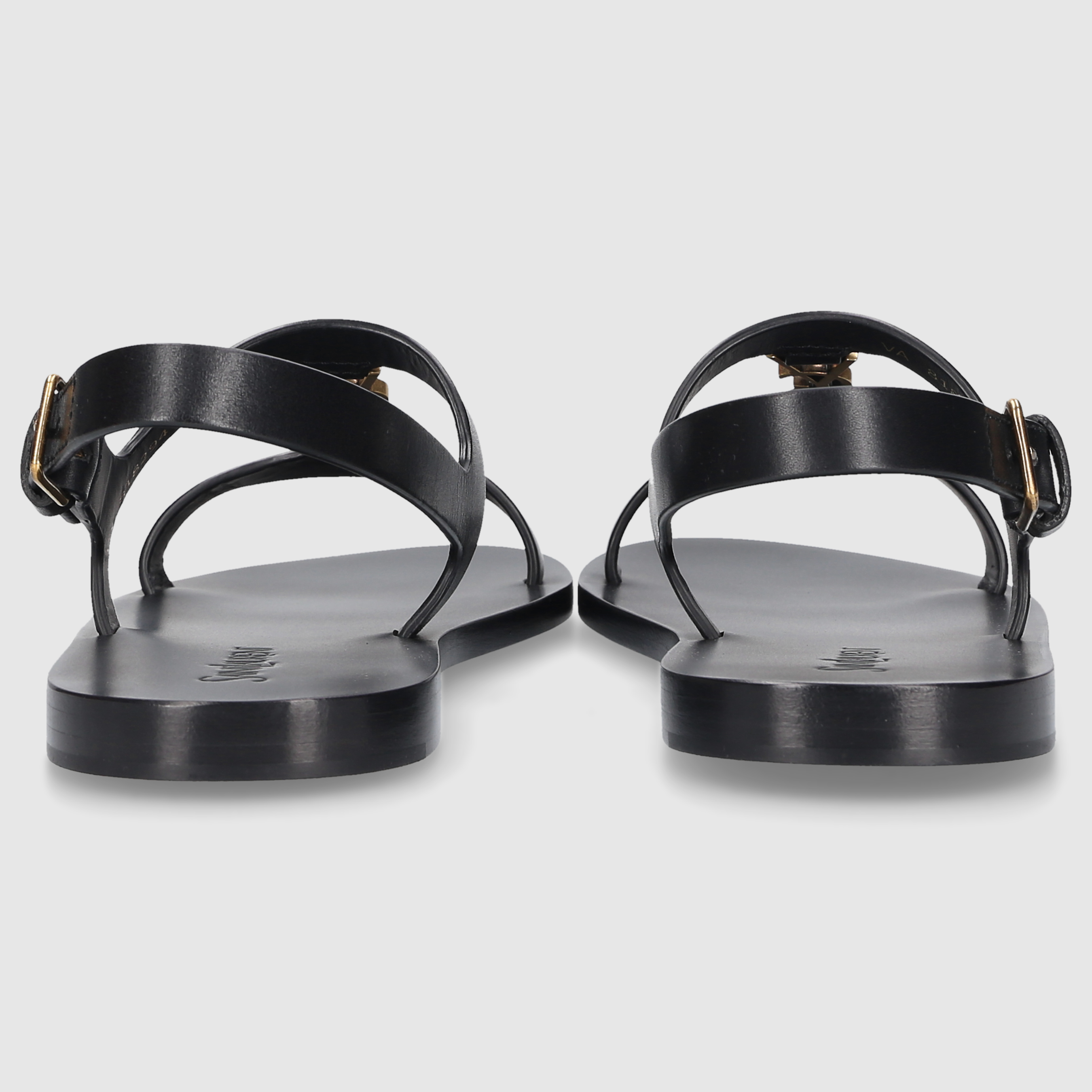 Saint Laurent W SANDALS FLAT 818294 Black