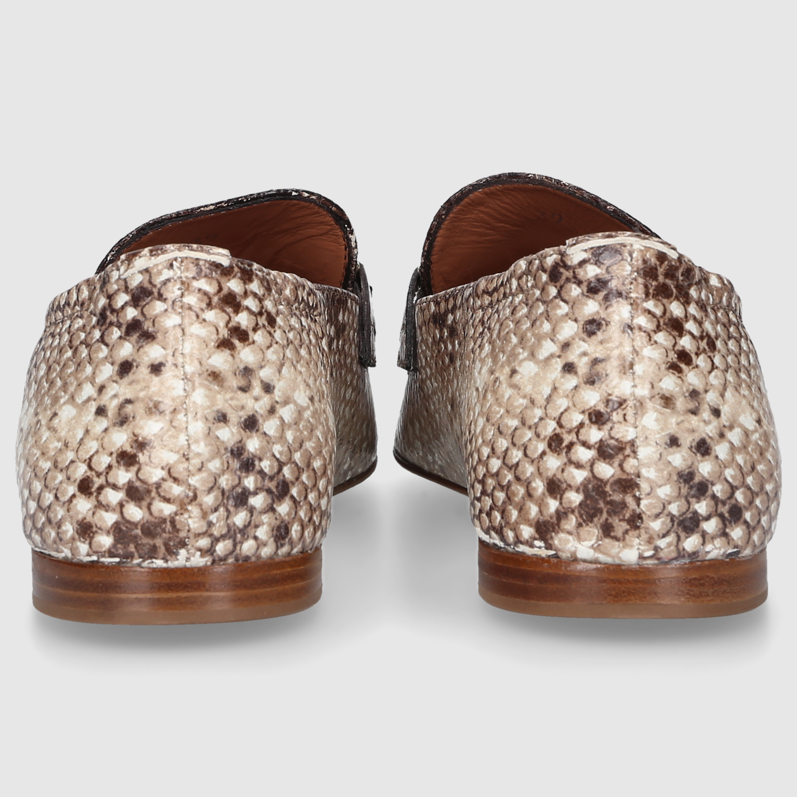 EN AVANT women's moccasins 607 BROWN COMBI