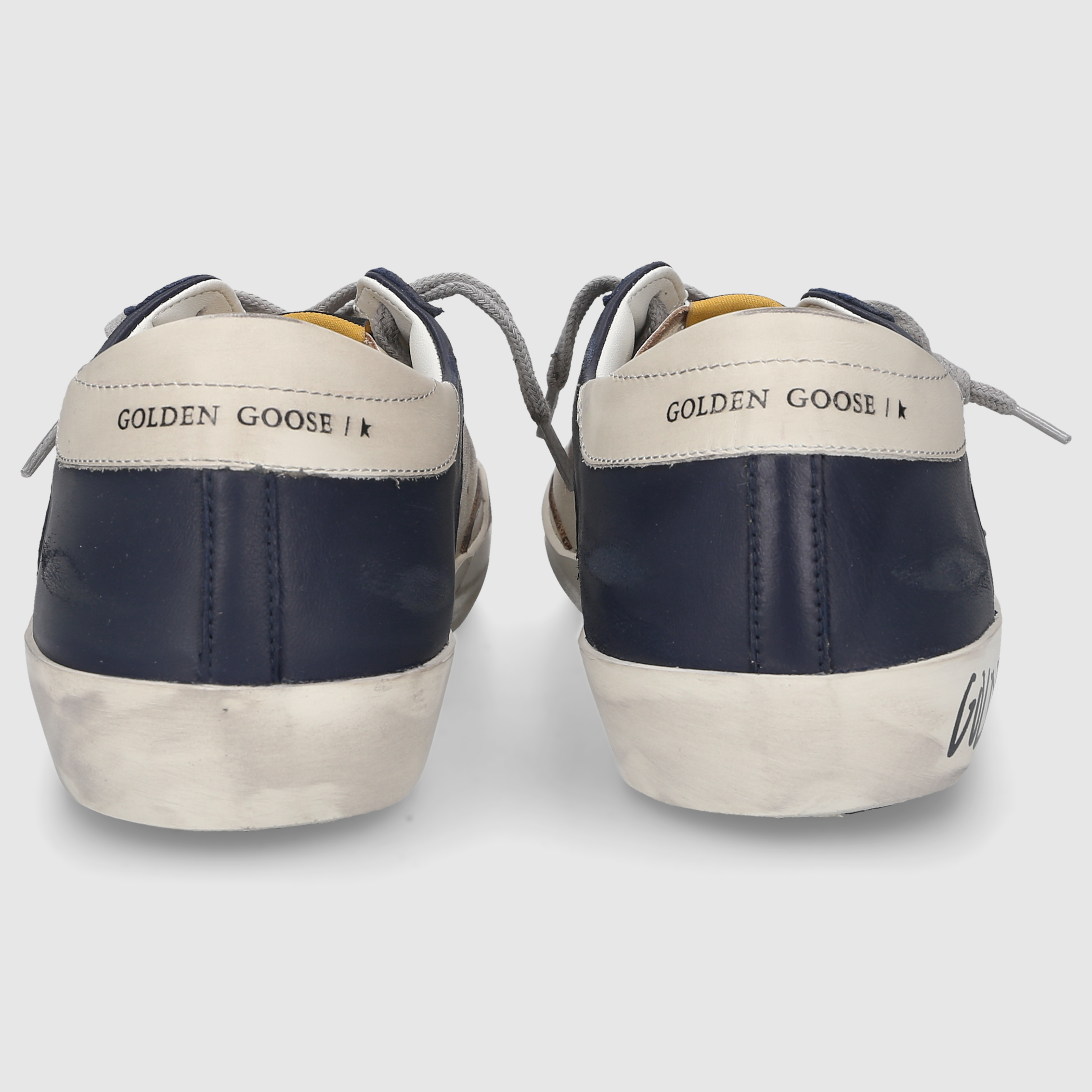 Golden Goose Herren Sneaker GMF00103 WEISS-BLAU