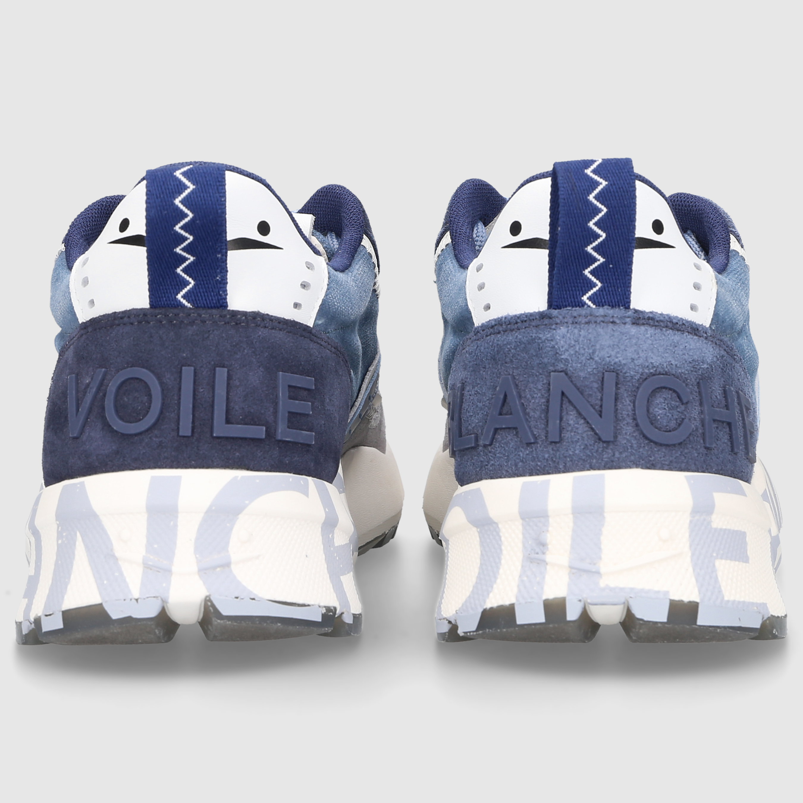 Voile Blanche Herren Sneaker CLUBO1 GRAU-BLAU