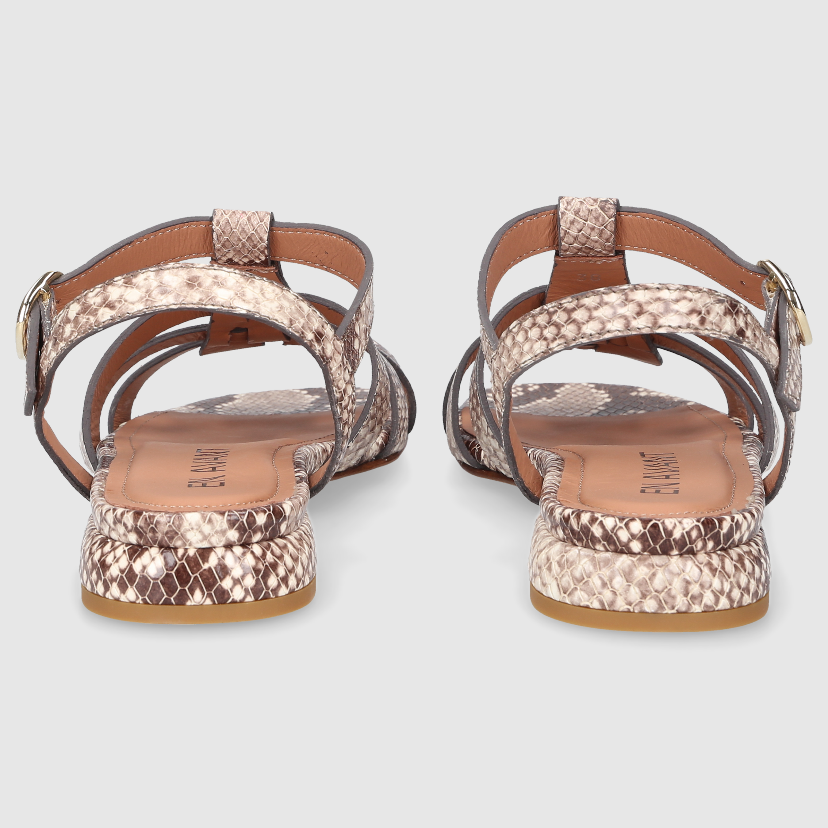 EN AVANT Damen Sandalen 566 BRAUN-KOMBI