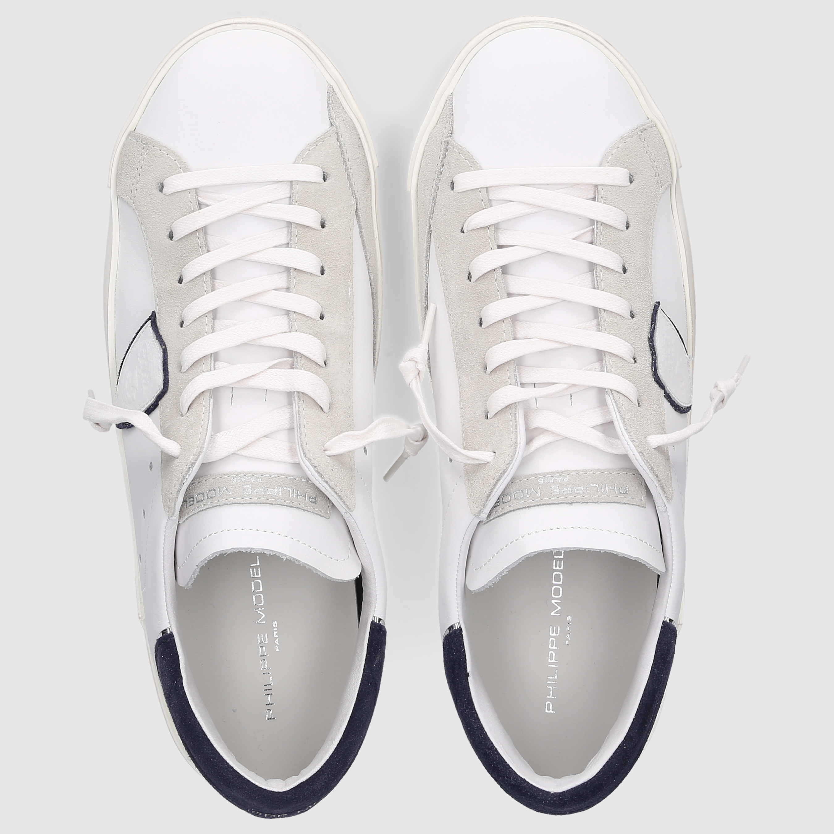 Philippe Model Herren Sneaker PRSX LOW MAN White/Blue