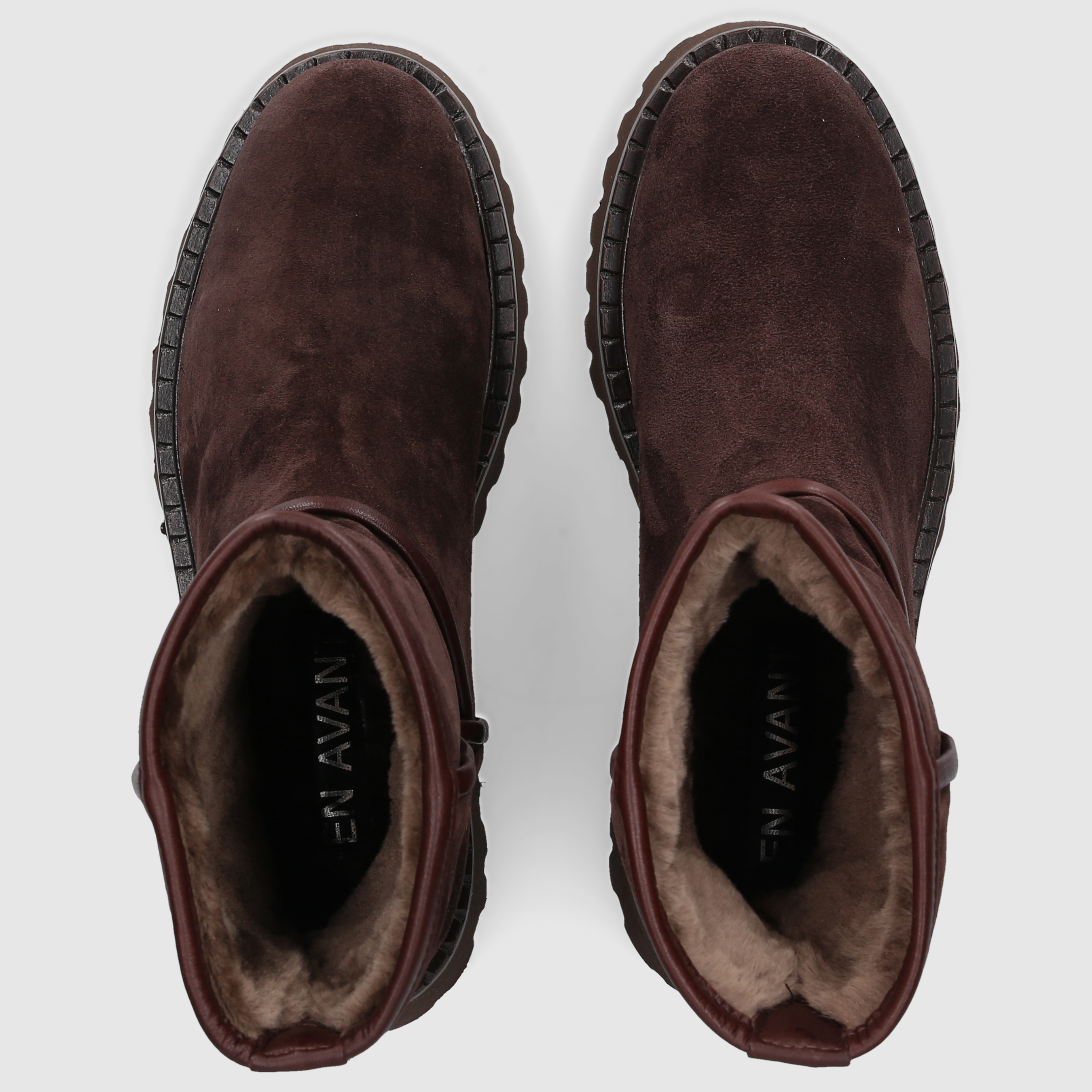 EN AVANT Damen Stiefeletten C324 DK-BRAUN